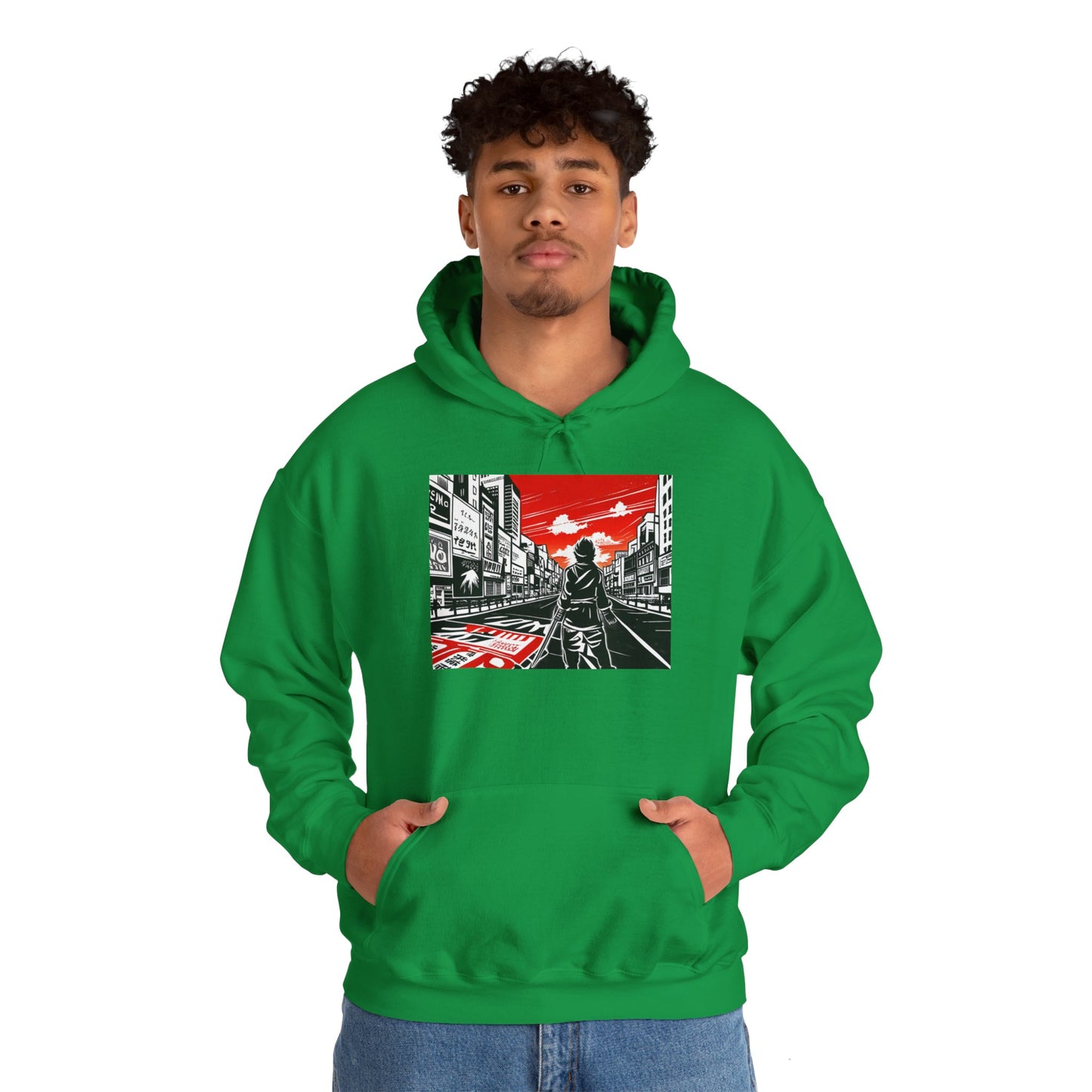 Unisex Hooded Sweatshirt, Lost in Japan