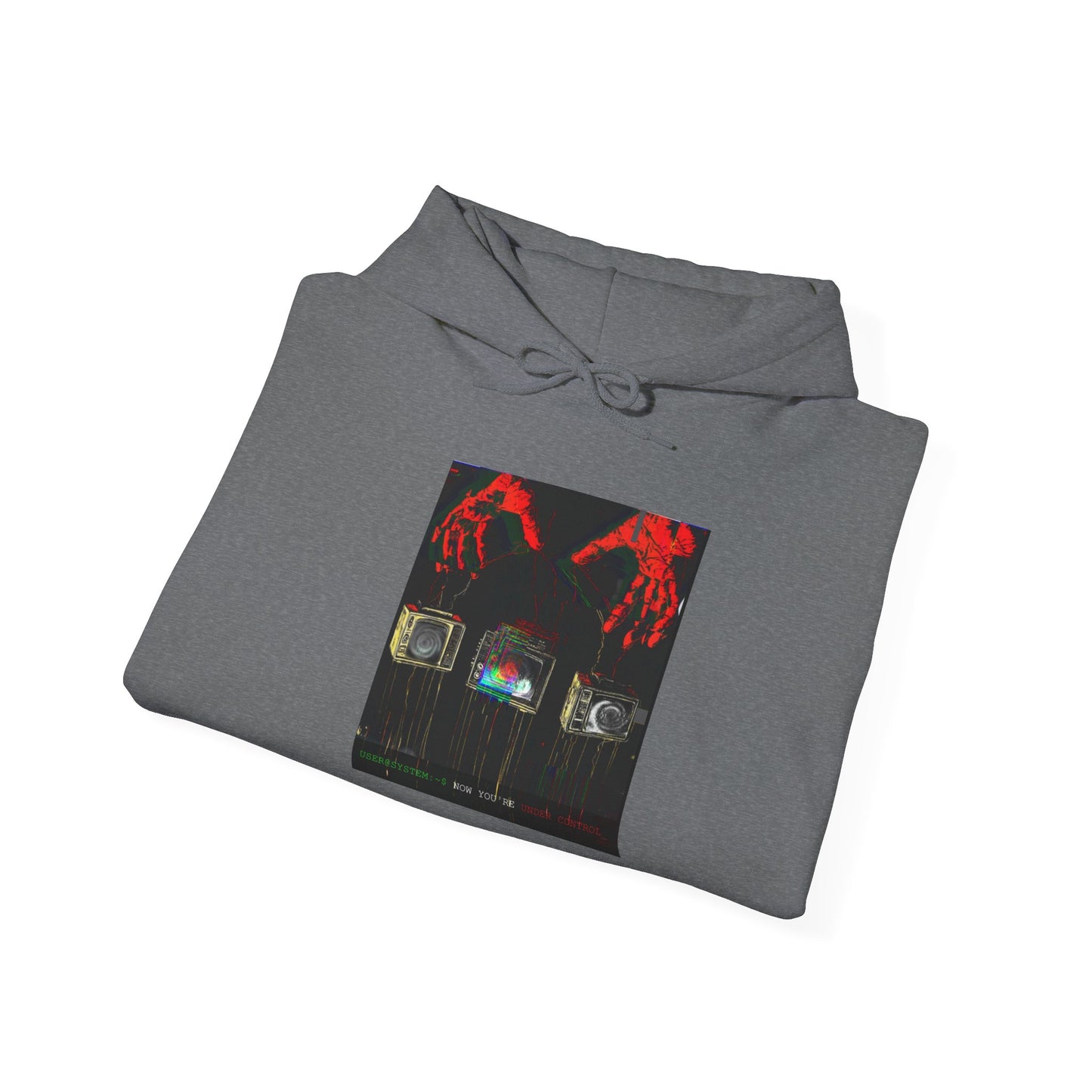 Unisex Hooded Sweatshirt - Under_Contol Retro