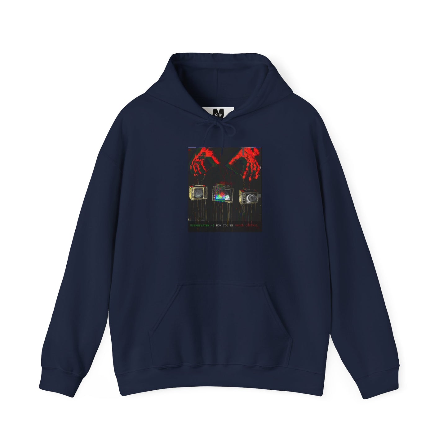 Unisex Hooded Sweatshirt - Under_Contol Retro