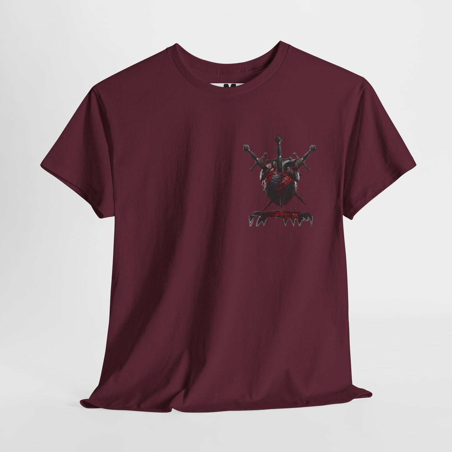 Three of Swords, Stabbed Heart Gothic Tee