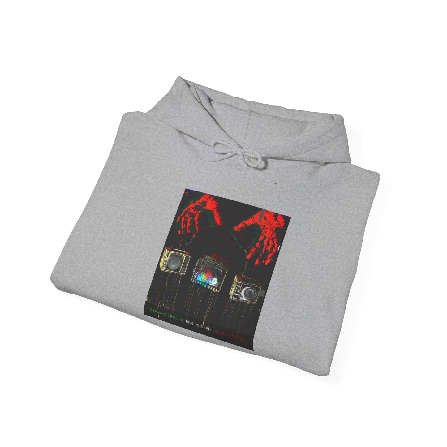 Unisex Hooded Sweatshirt - Under_Contol Retro