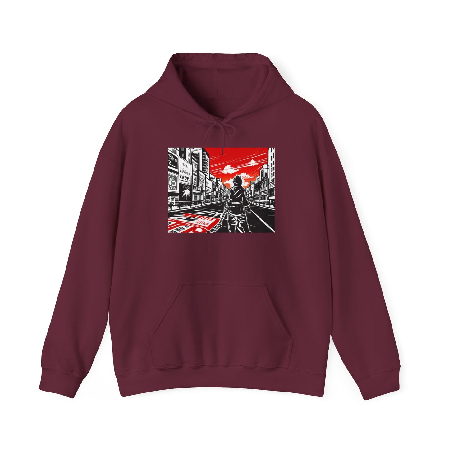 Unisex Hooded Sweatshirt, Lost in Japan
