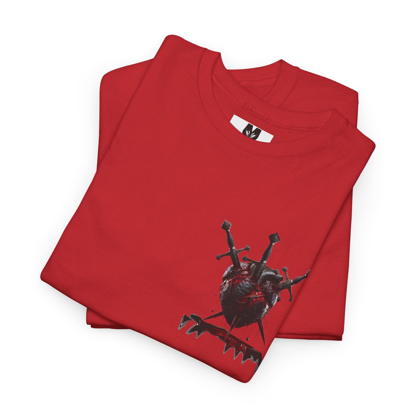 Three of Swords, Stabbed Heart Gothic Tee