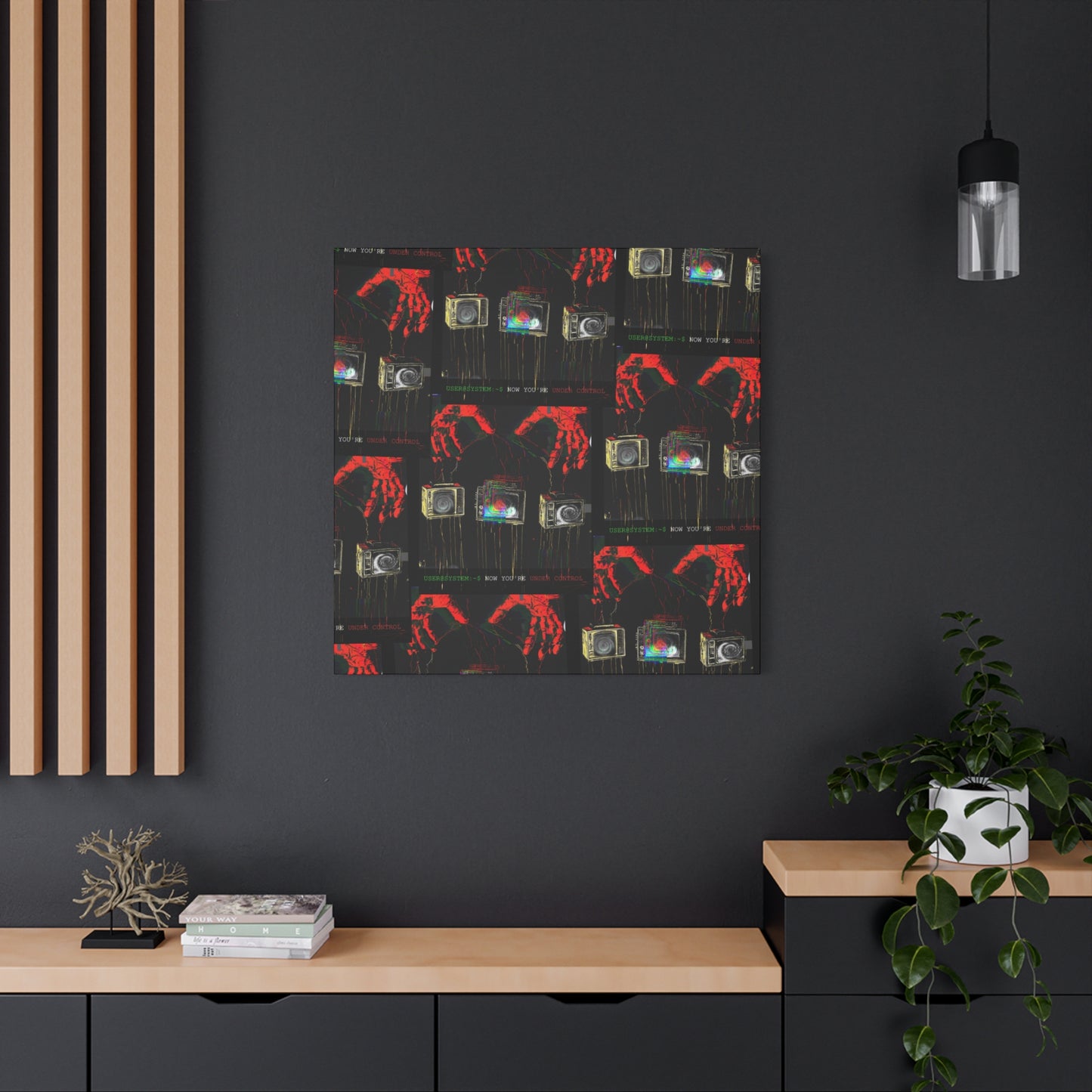 Matte Canvas. Under_Control Retro