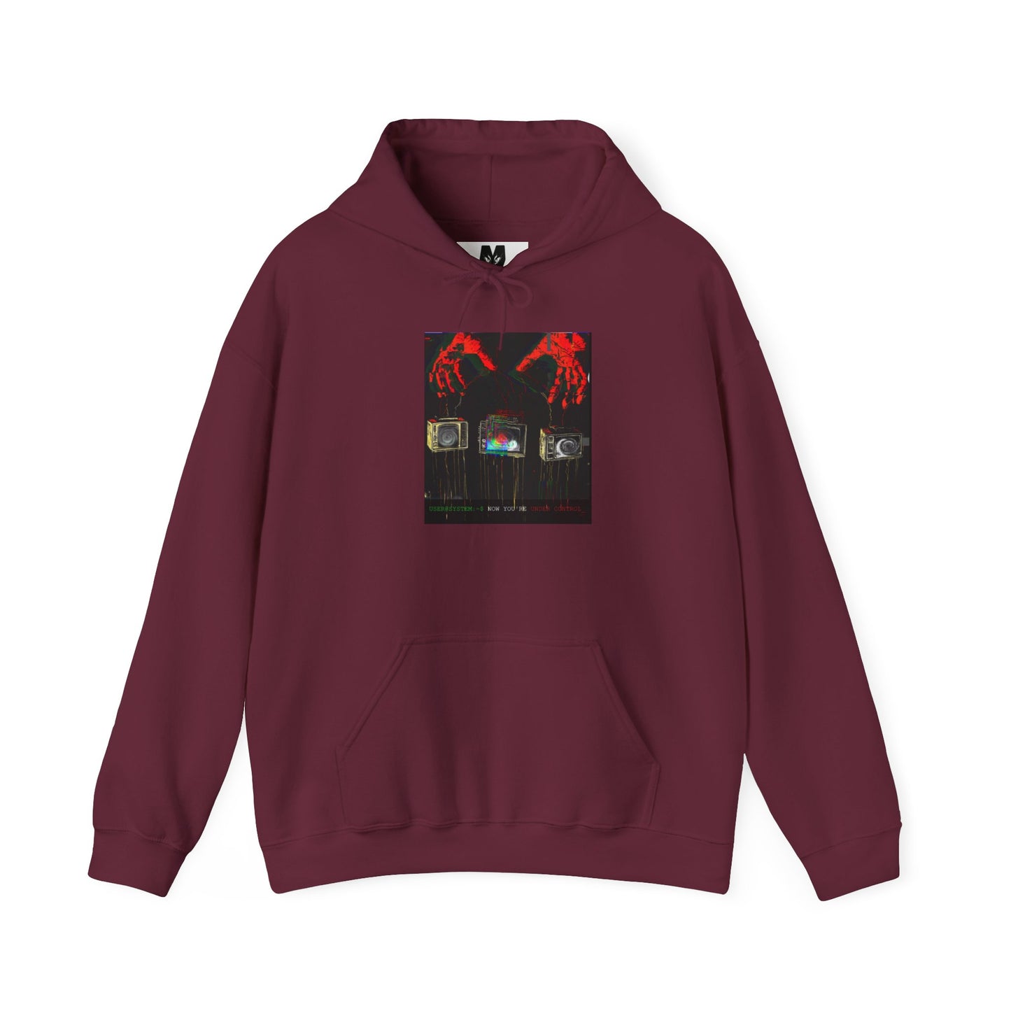 Unisex Hooded Sweatshirt - Under_Contol Retro