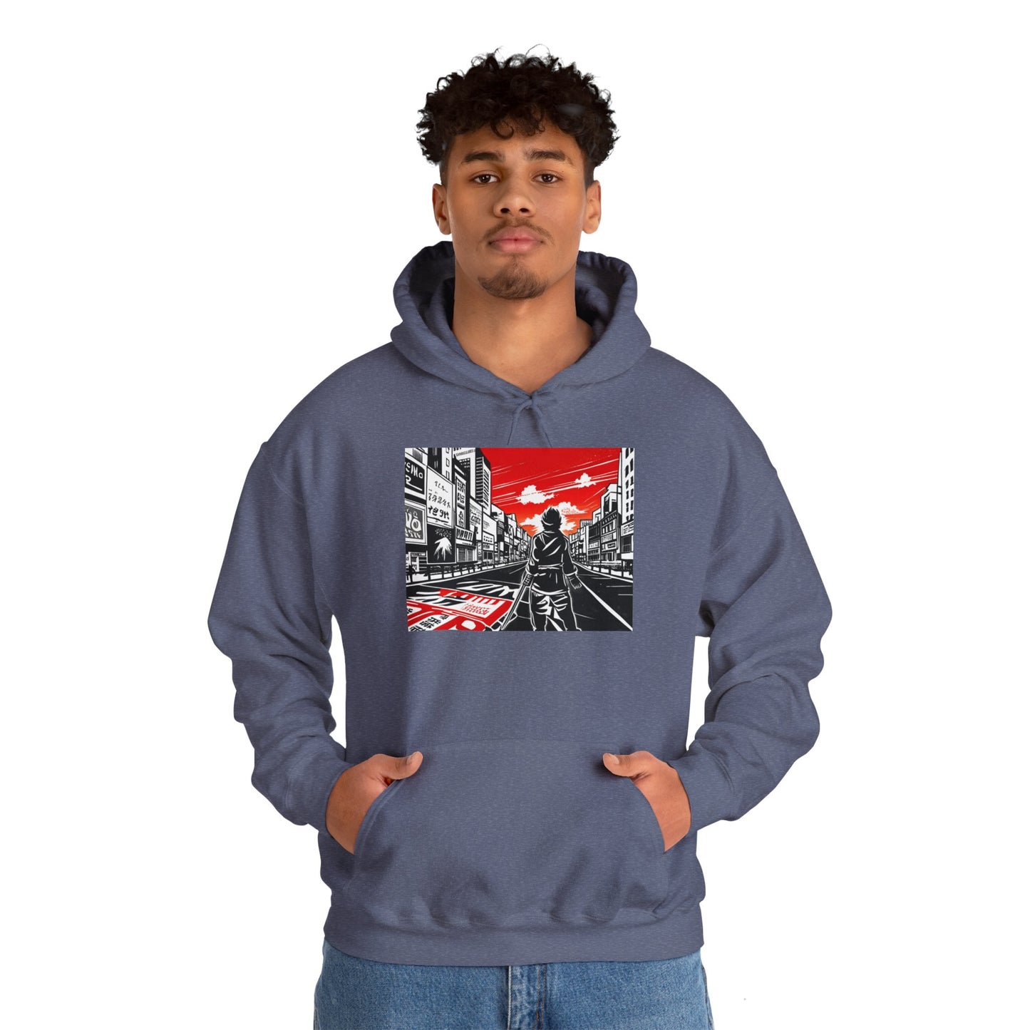 Unisex Hooded Sweatshirt, Lost in Japan