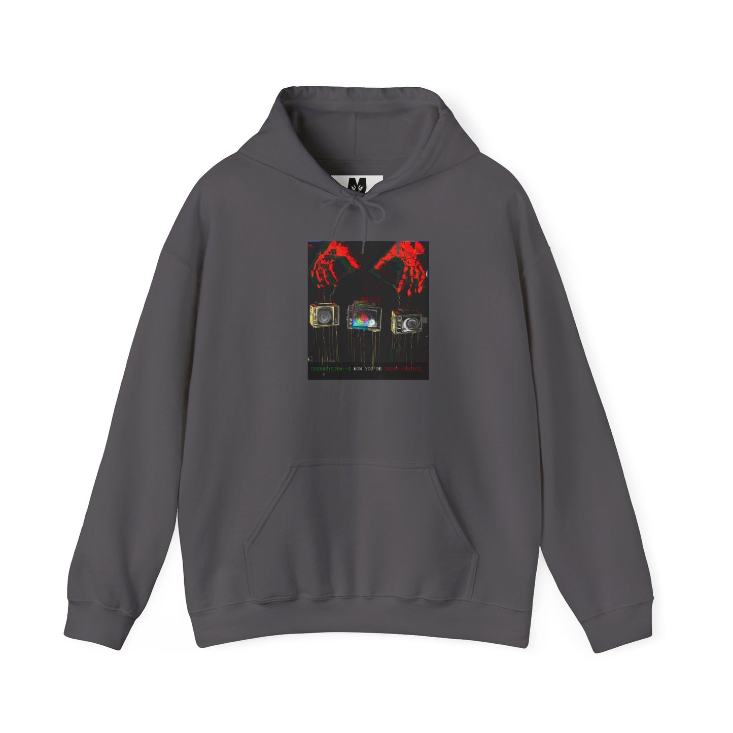 Unisex Hooded Sweatshirt - Under_Contol Retro