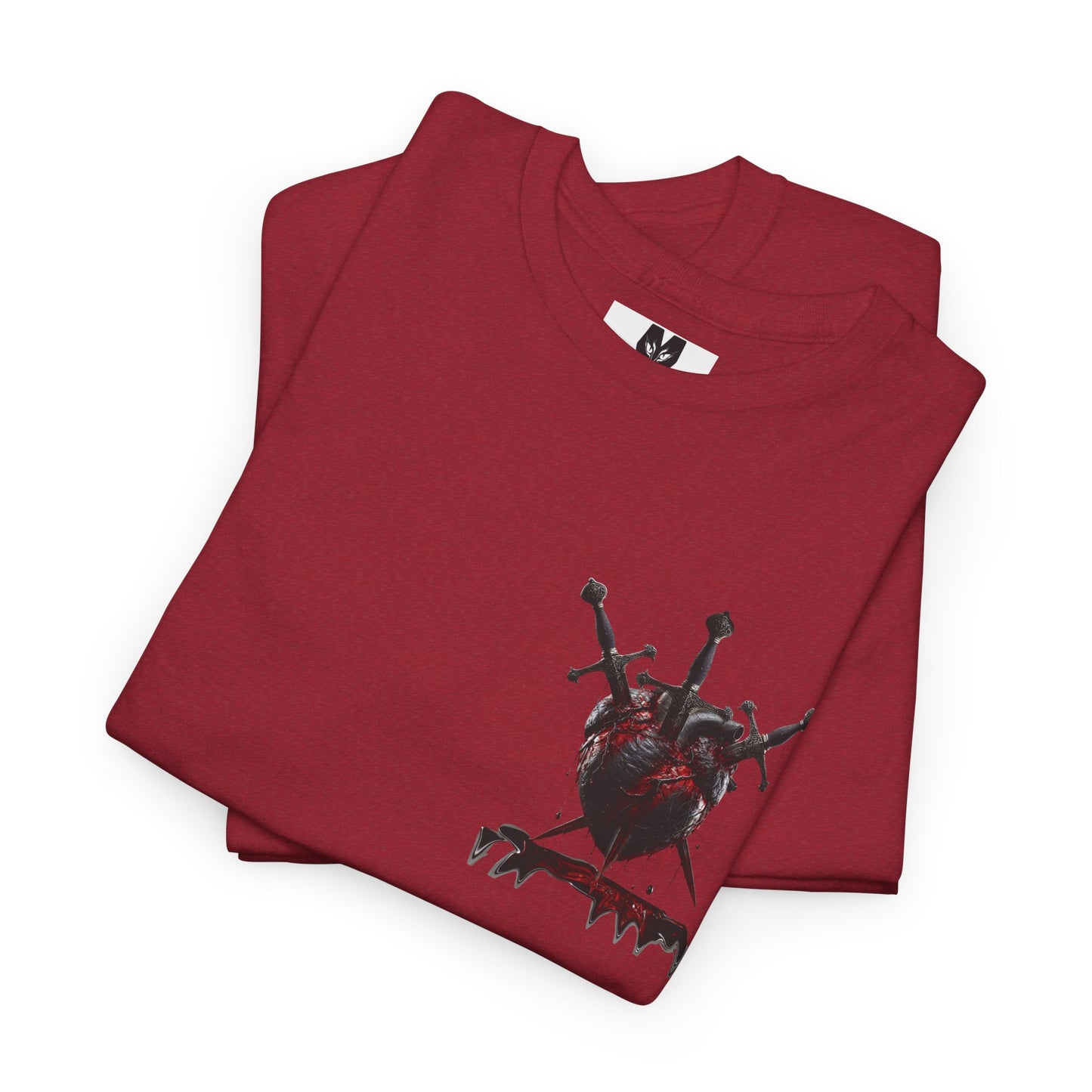 Three of Swords, Stabbed Heart Gothic Tee
