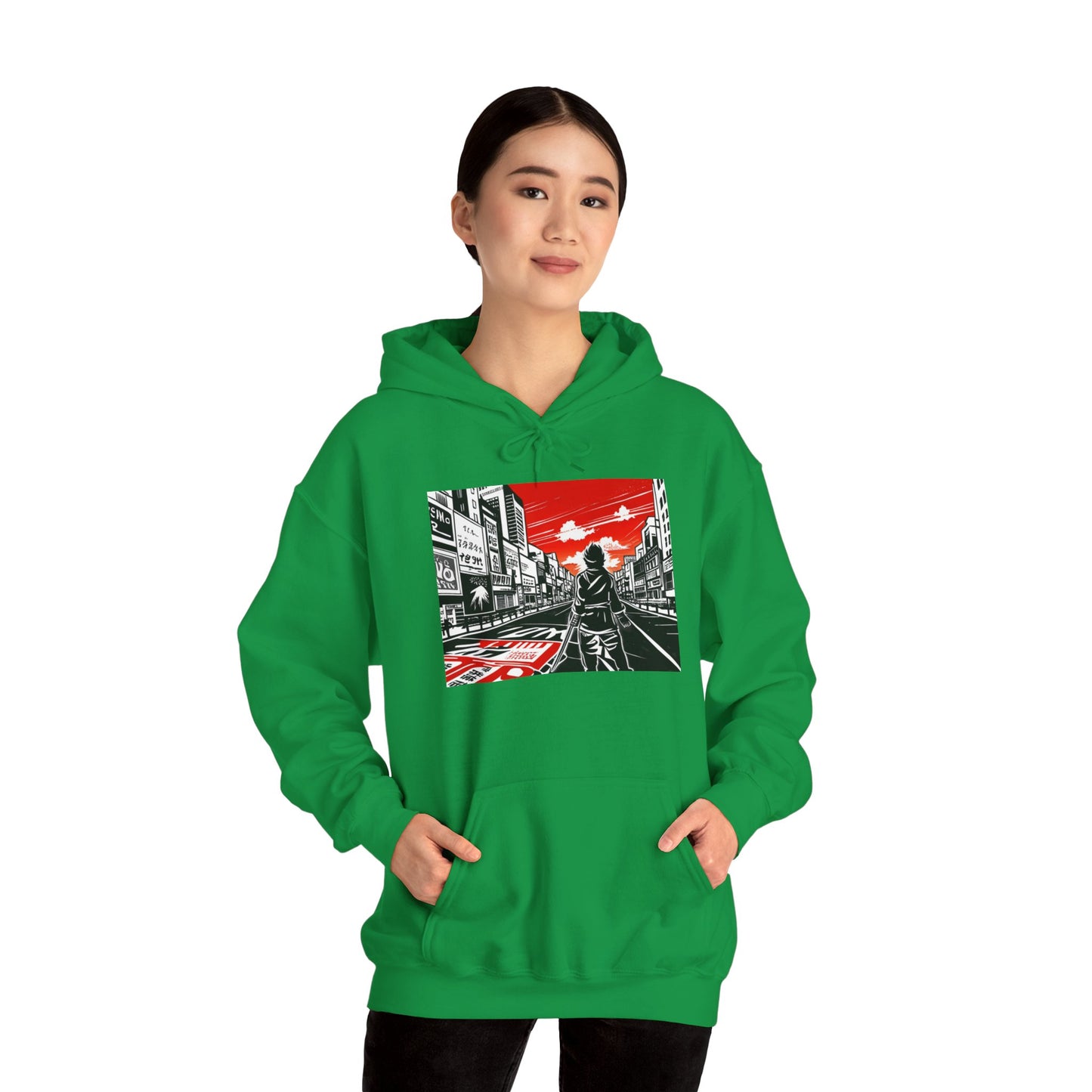 Unisex Hooded Sweatshirt, Lost in Japan