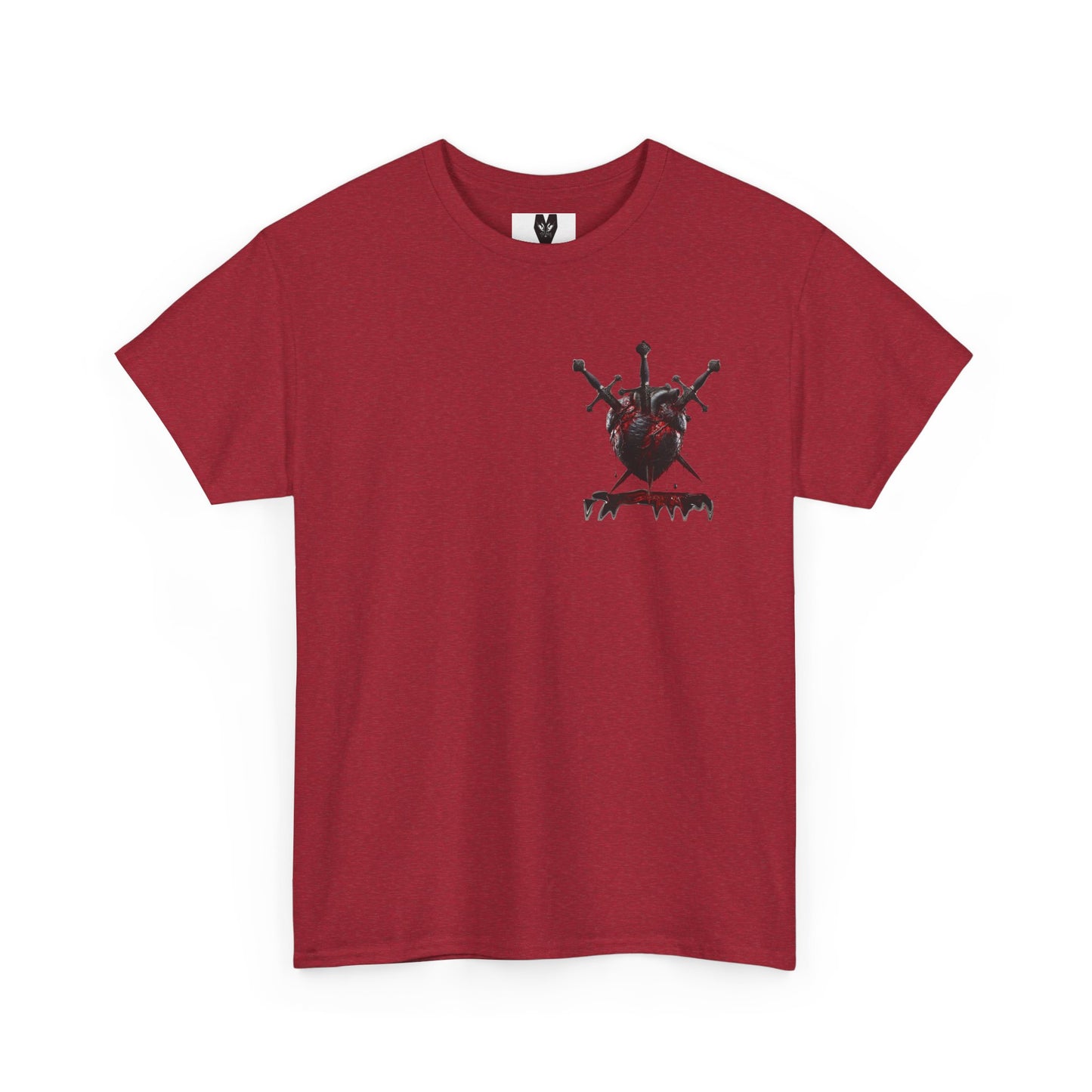 Three of Swords, Stabbed Heart Gothic Tee