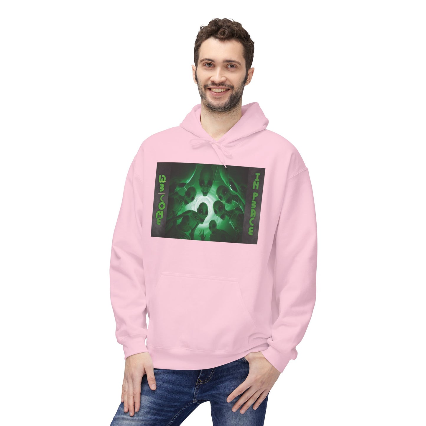 We come in peace – Limited Edition Unisex Midweight Fleece Hoodie