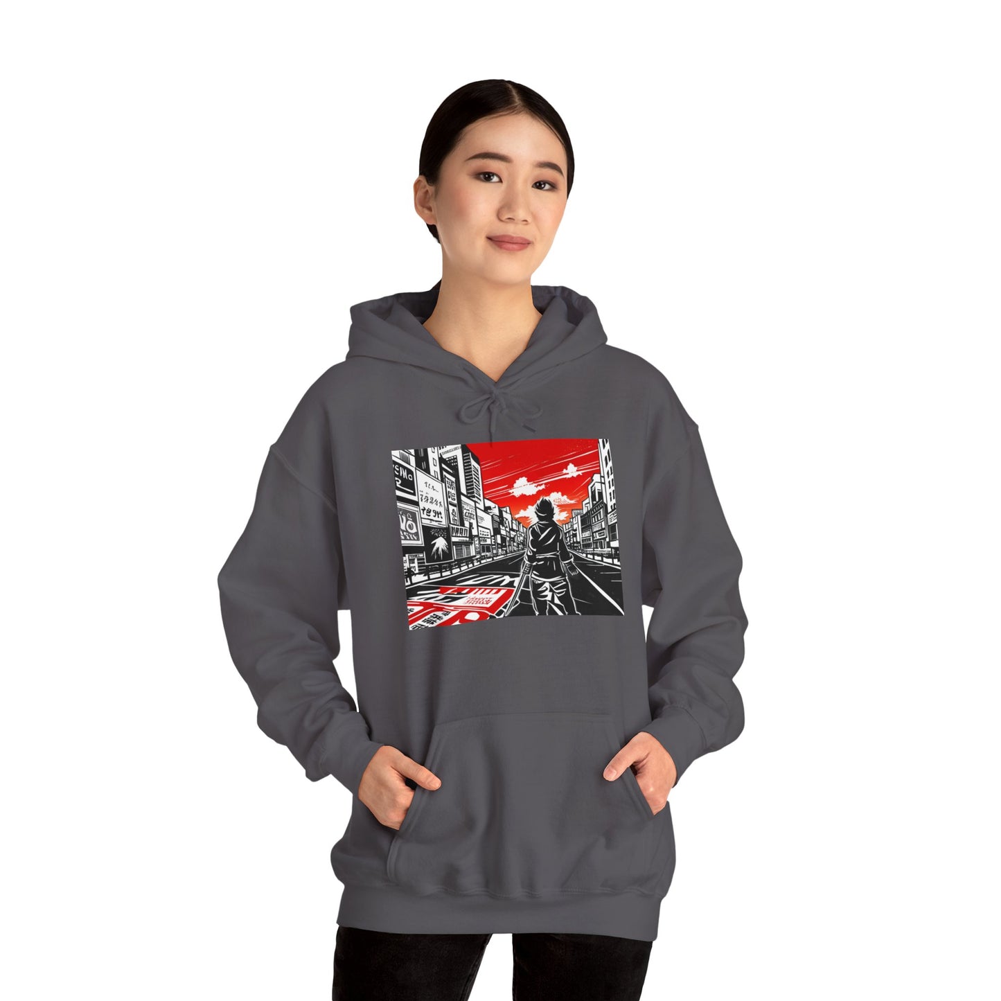 Unisex Hooded Sweatshirt, Lost in Japan