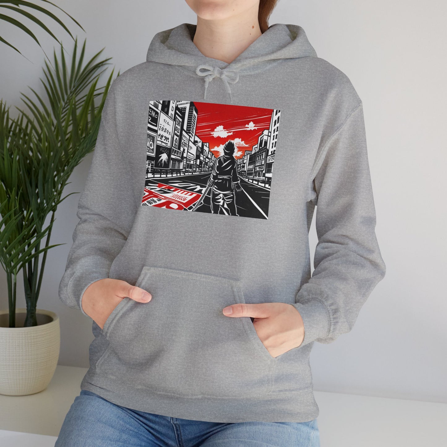 Unisex Hooded Sweatshirt, Lost in Japan