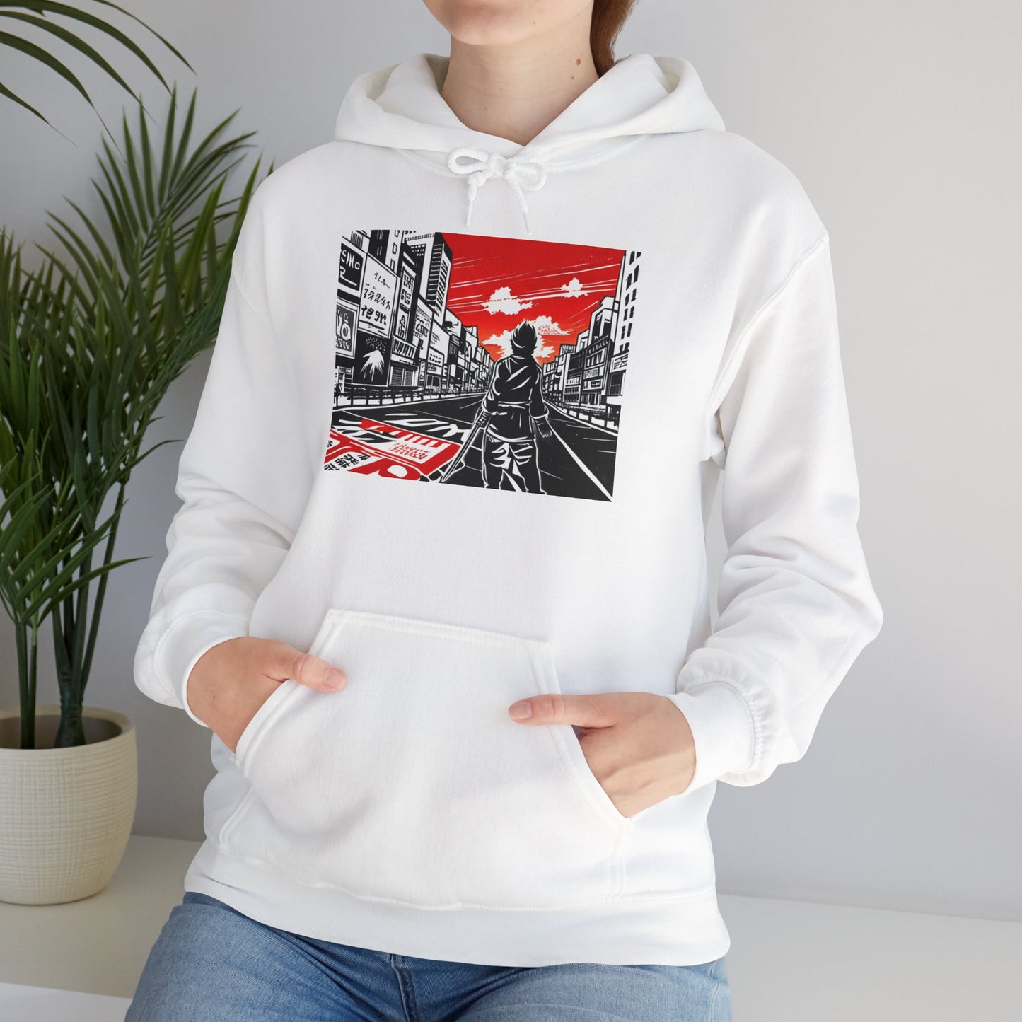 Unisex Hooded Sweatshirt, Lost in Japan