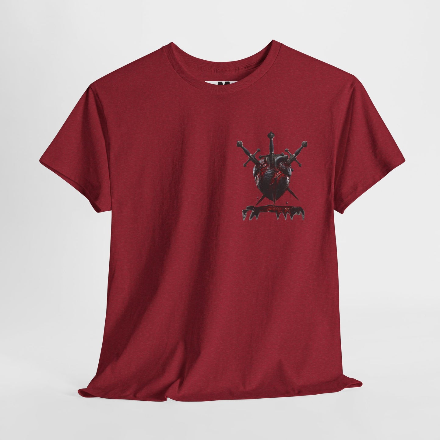 Three of Swords, Stabbed Heart Gothic Tee