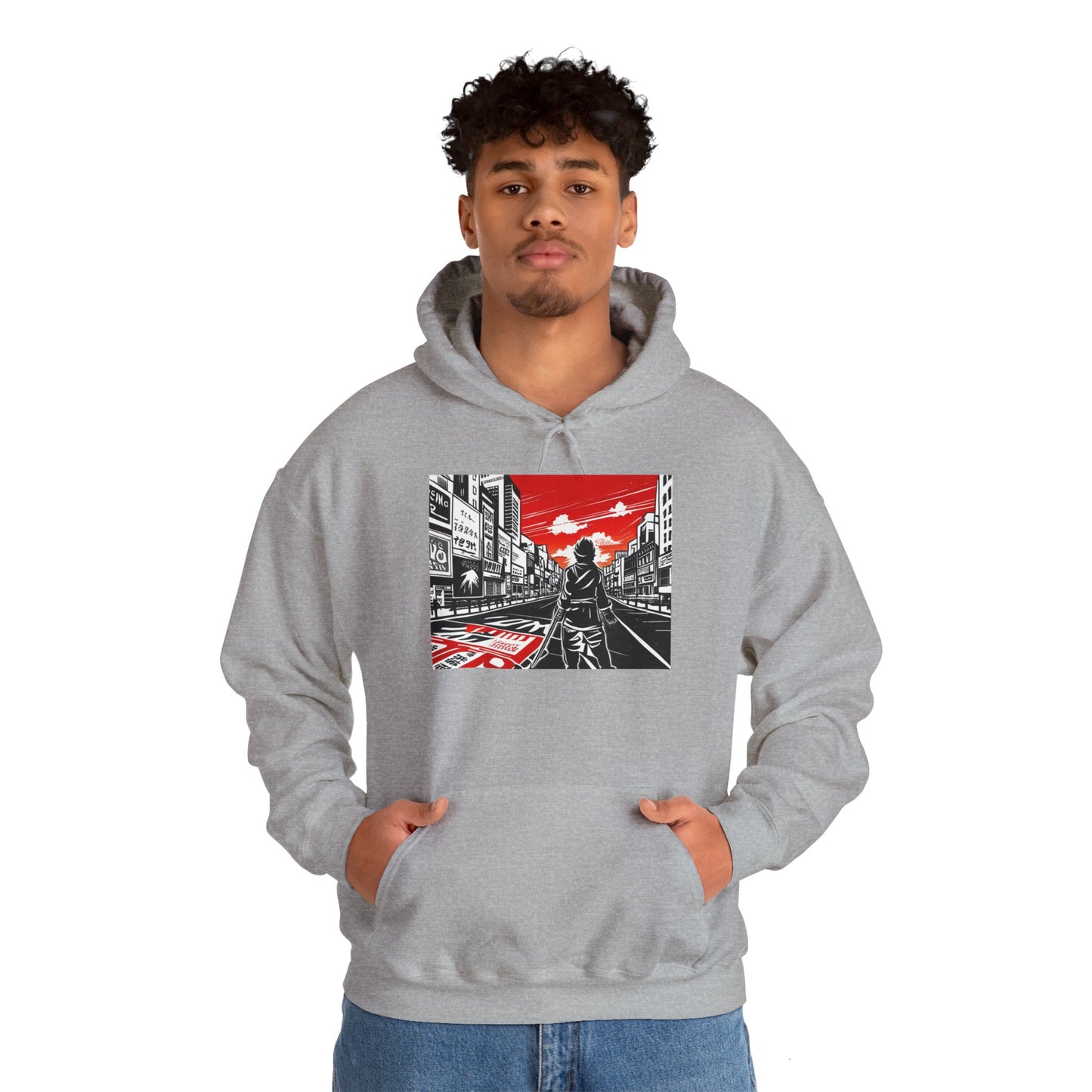 Unisex Hooded Sweatshirt, Lost in Japan