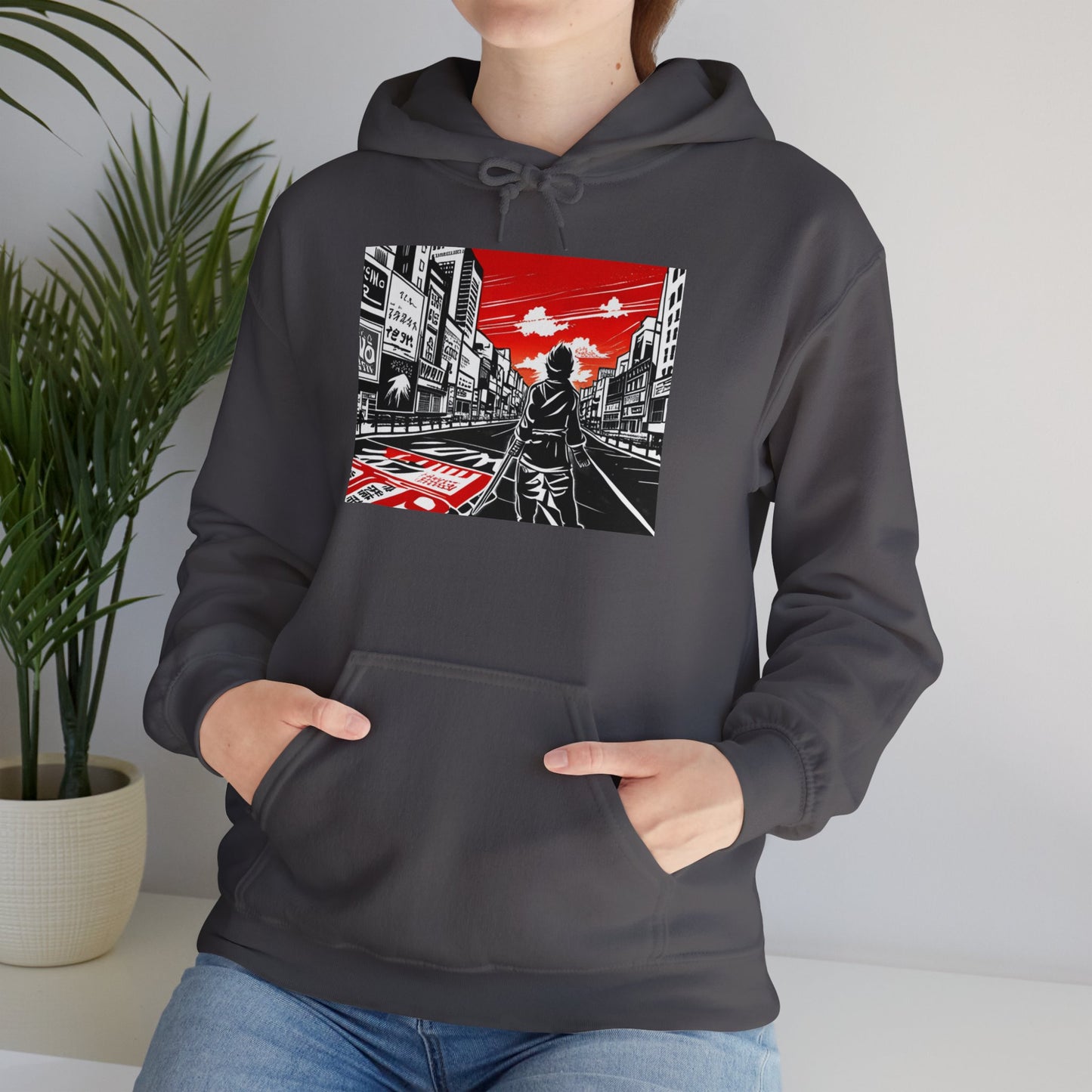 Unisex Hooded Sweatshirt, Lost in Japan
