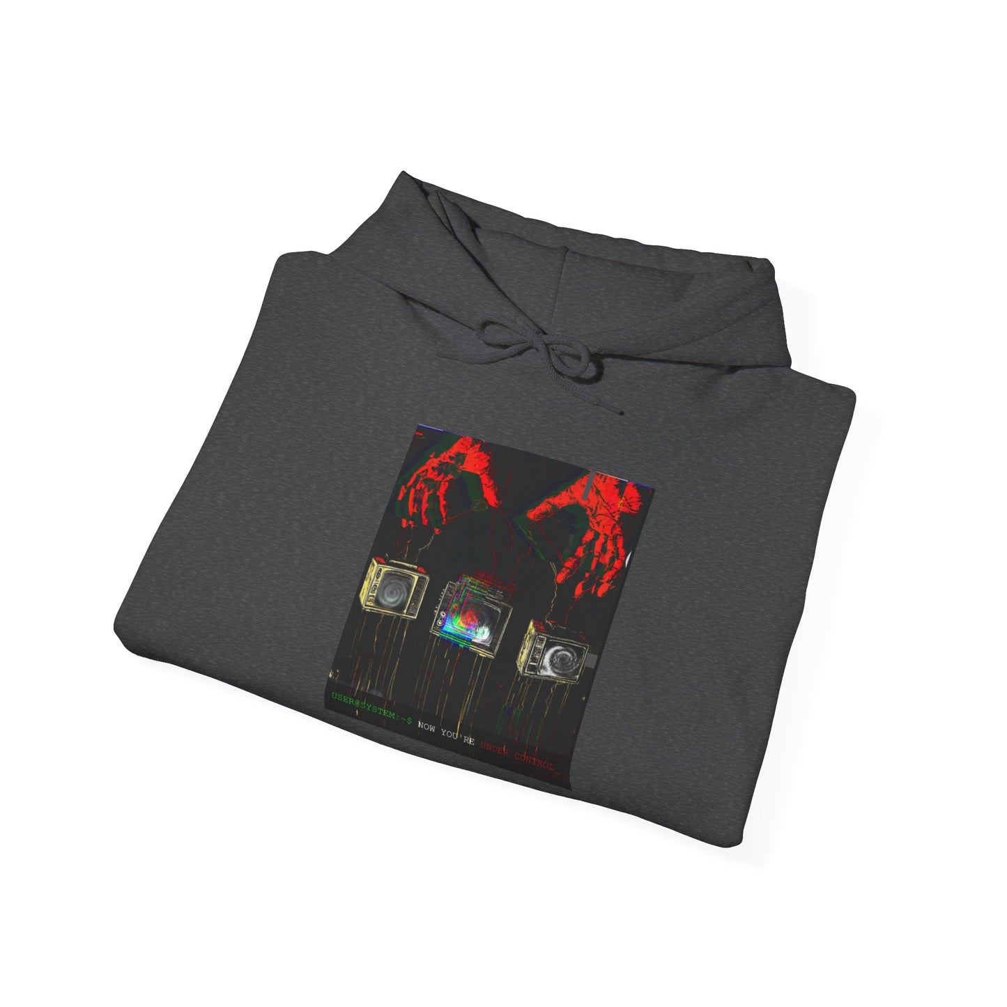 Unisex Hooded Sweatshirt - Under_Contol Retro