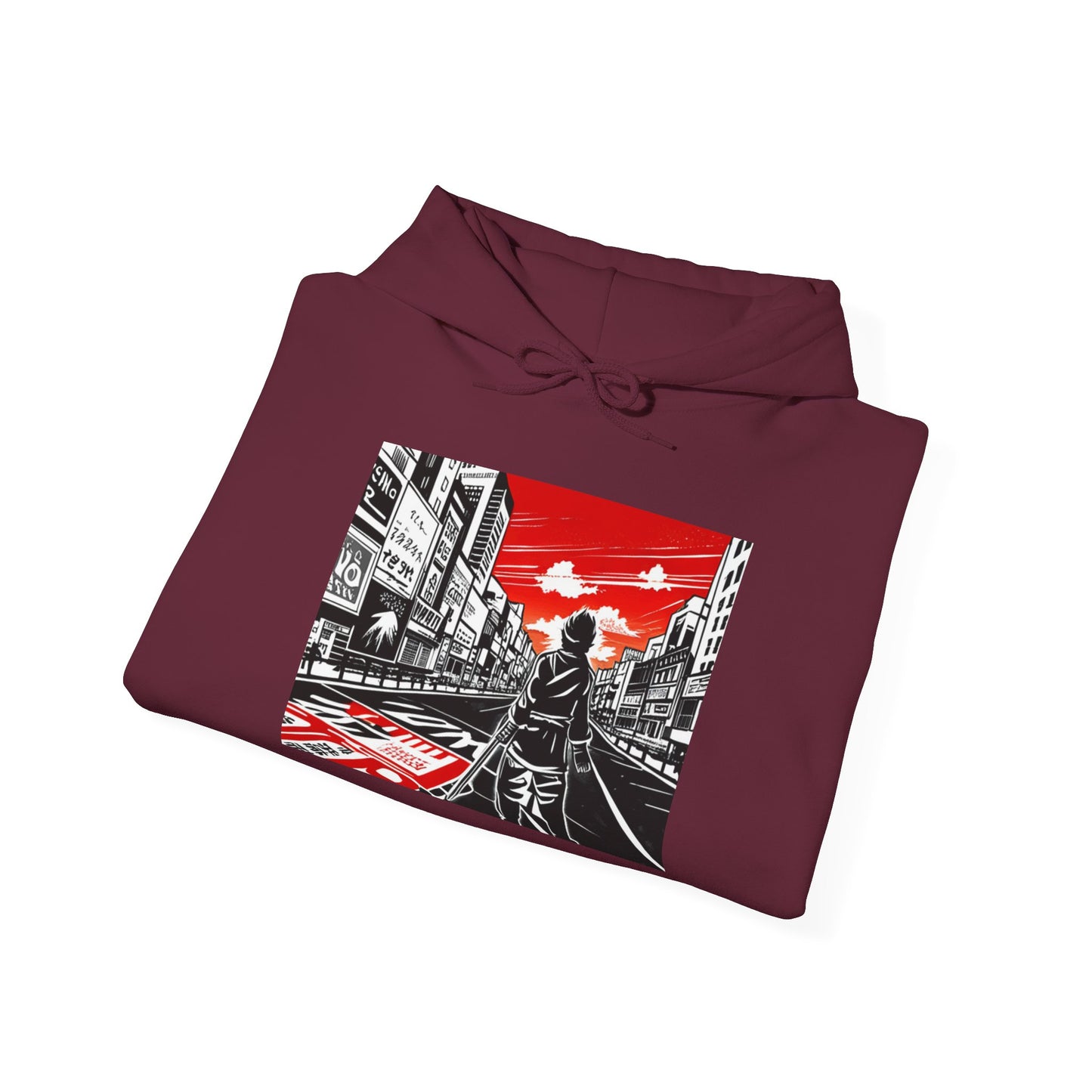 Unisex Hooded Sweatshirt, Lost in Japan