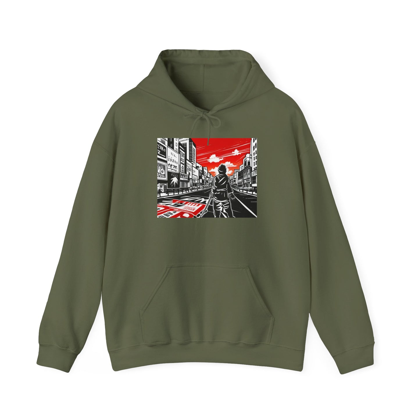 Unisex Hooded Sweatshirt, Lost in Japan