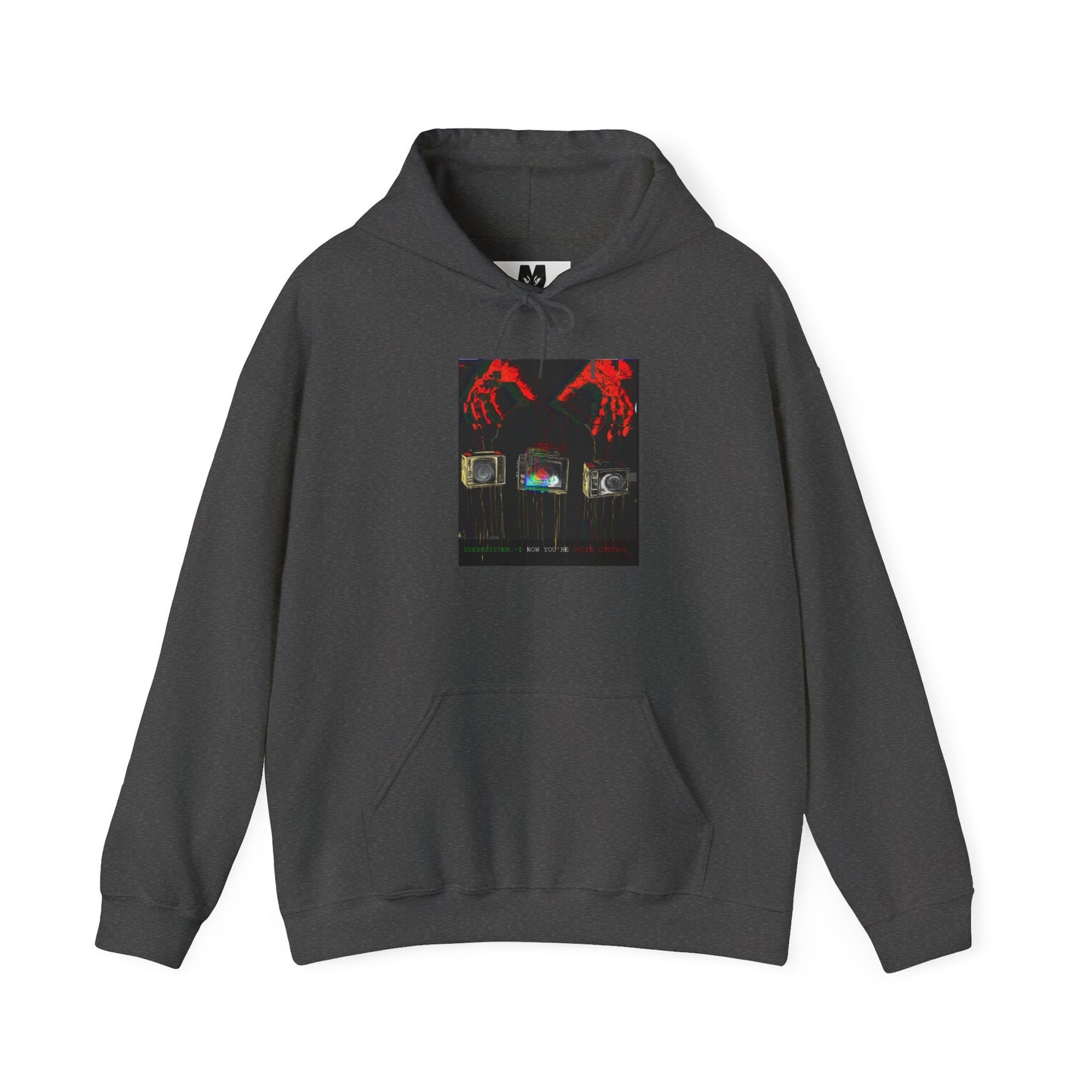 Unisex Hooded Sweatshirt - Under_Contol Retro