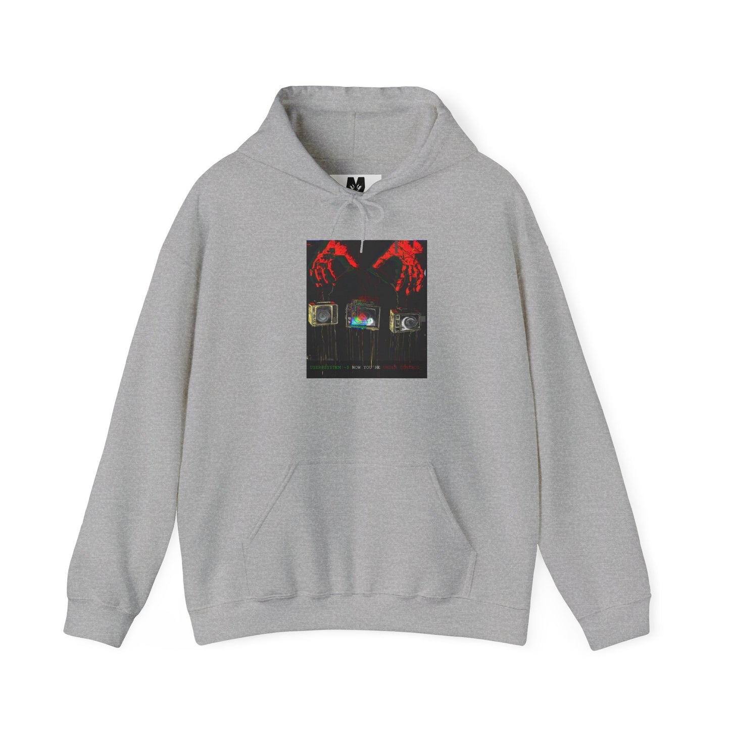 Unisex Hooded Sweatshirt - Under_Contol Retro