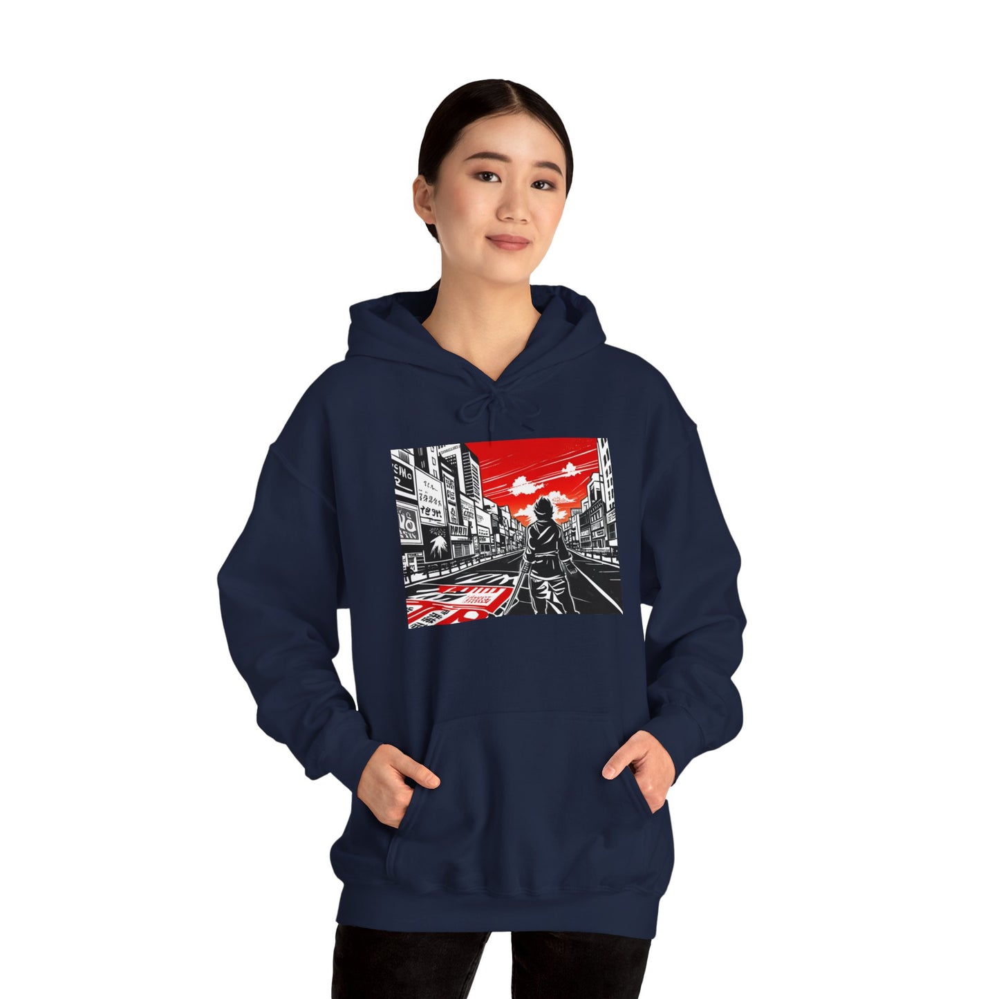 Unisex Hooded Sweatshirt, Lost in Japan