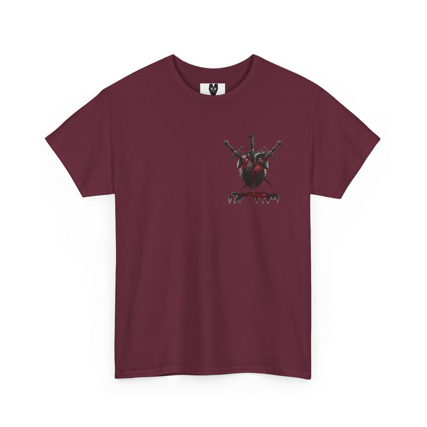 Three of Swords, Stabbed Heart Gothic Tee