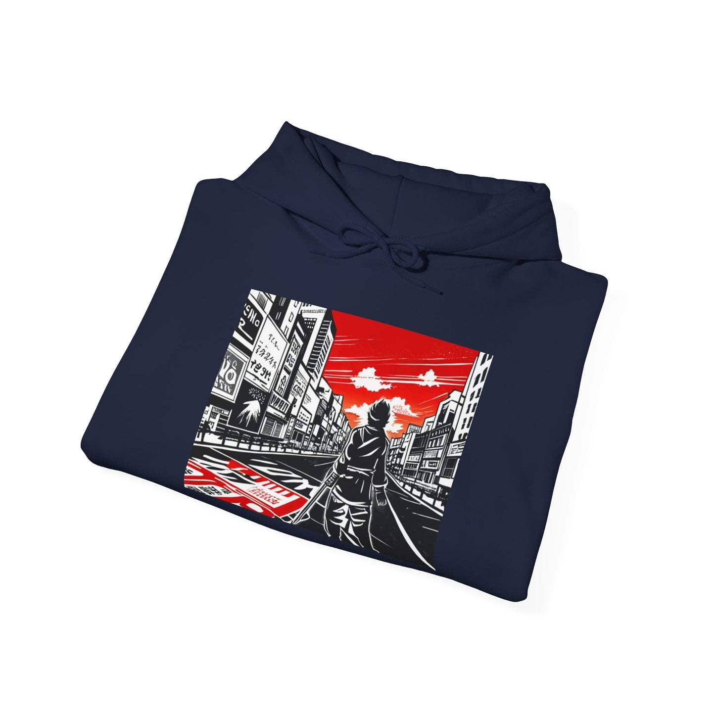 Unisex Hooded Sweatshirt, Lost in Japan