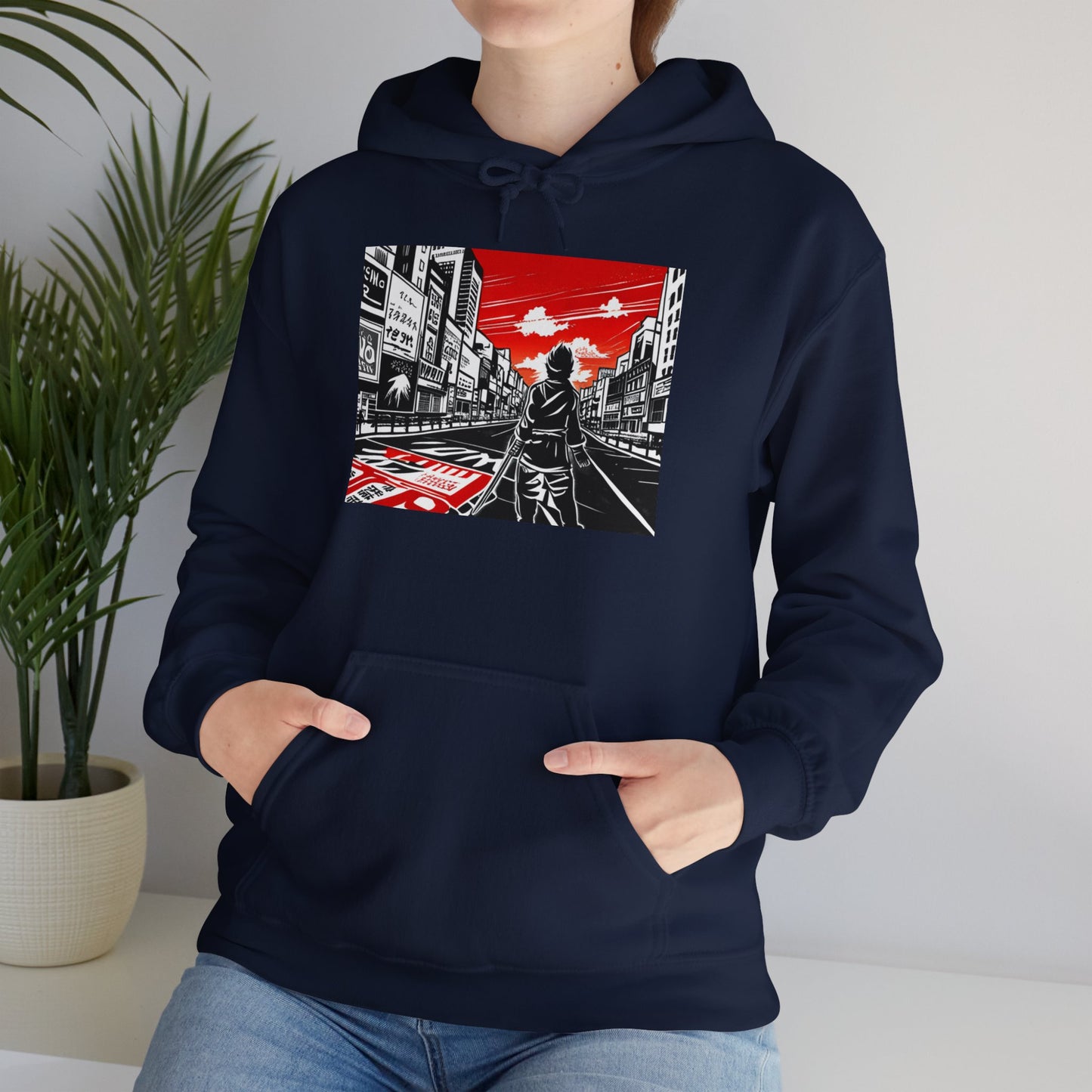 Unisex Hooded Sweatshirt, Lost in Japan