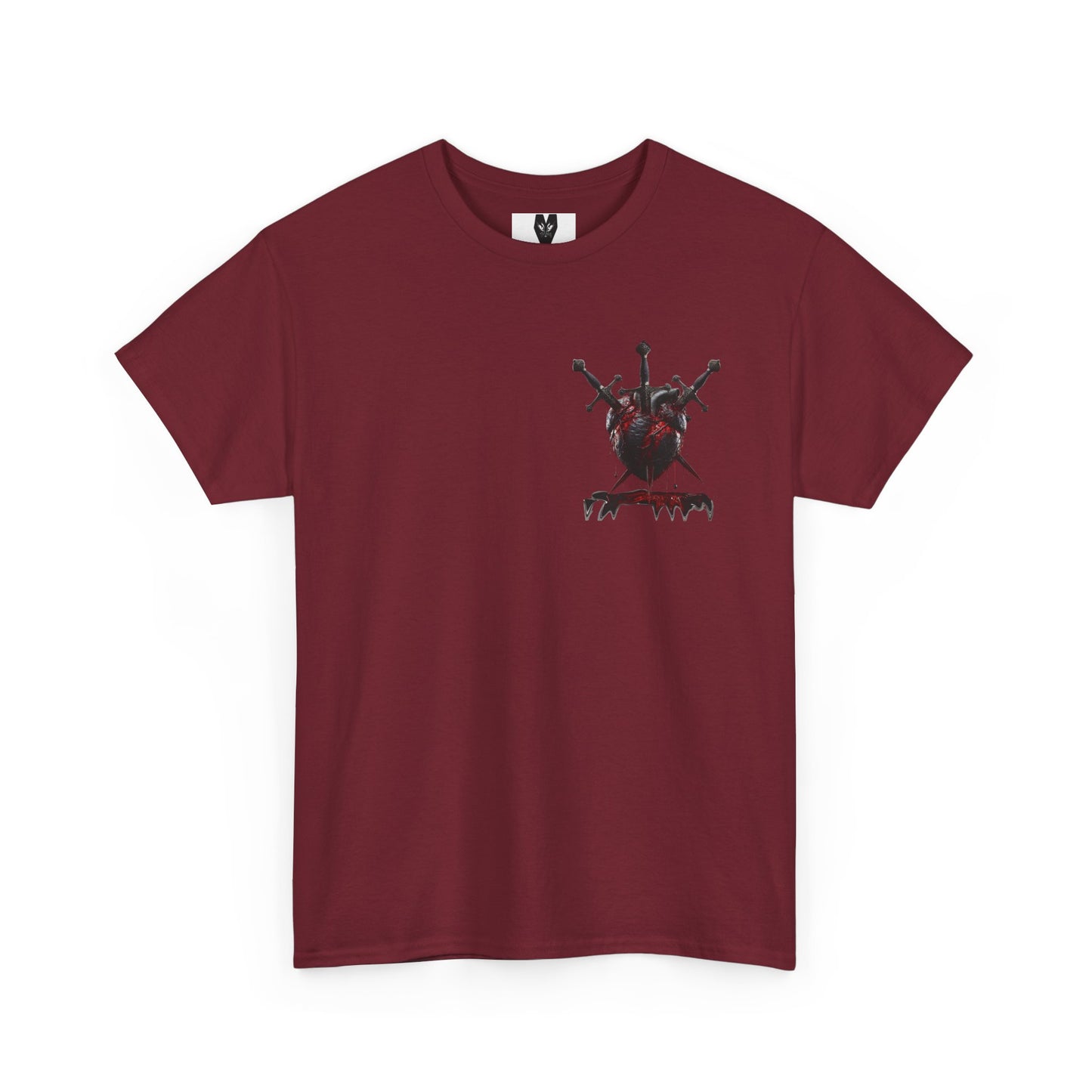 Three of Swords, Stabbed Heart Gothic Tee
