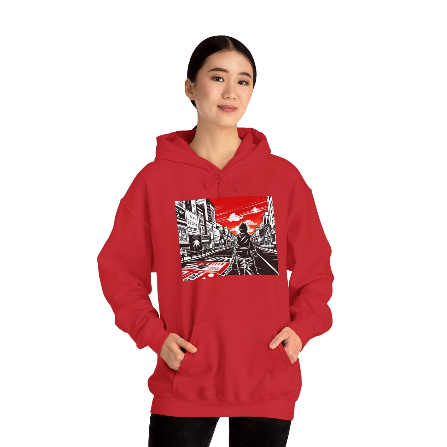 Unisex Hooded Sweatshirt, Lost in Japan