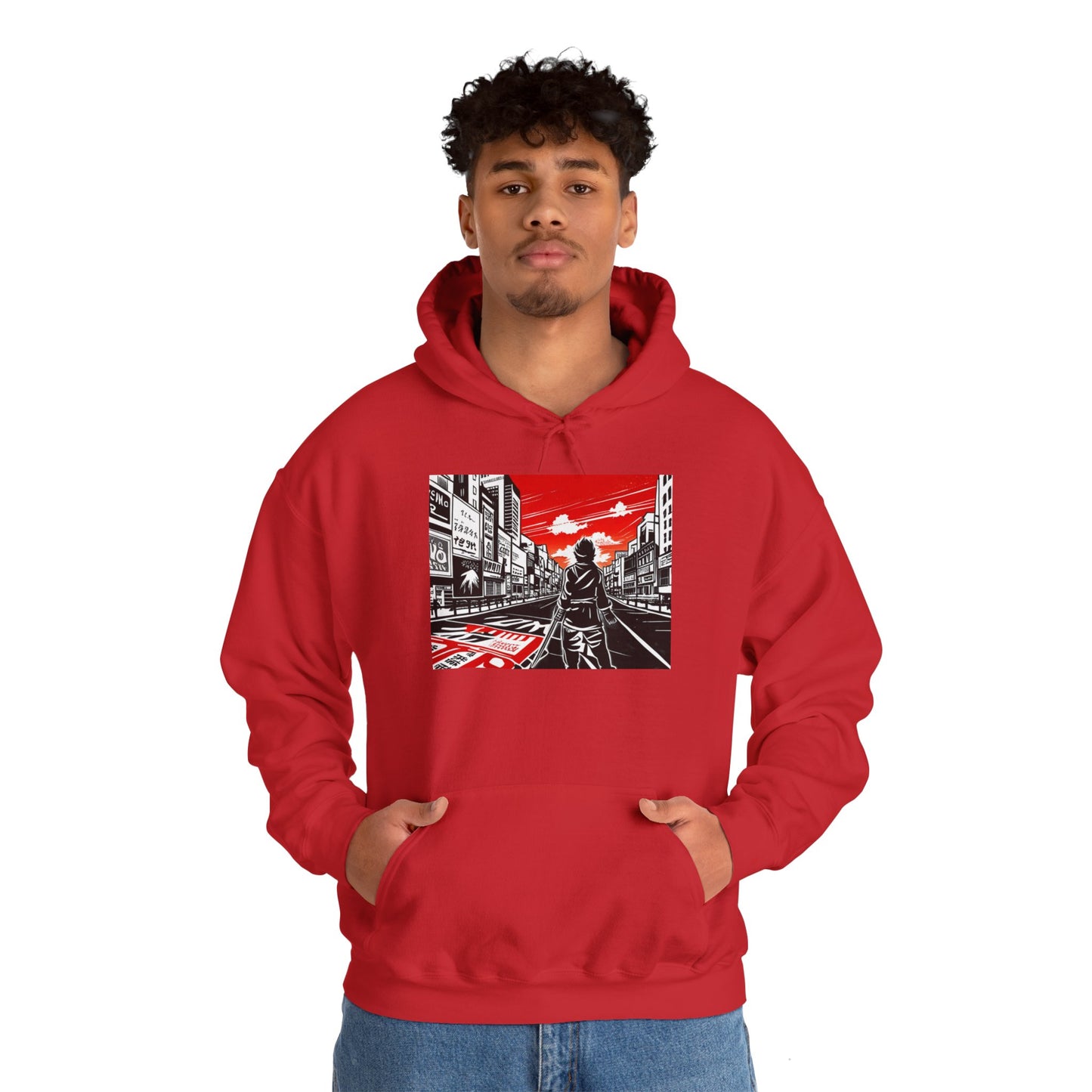 Unisex Hooded Sweatshirt, Lost in Japan