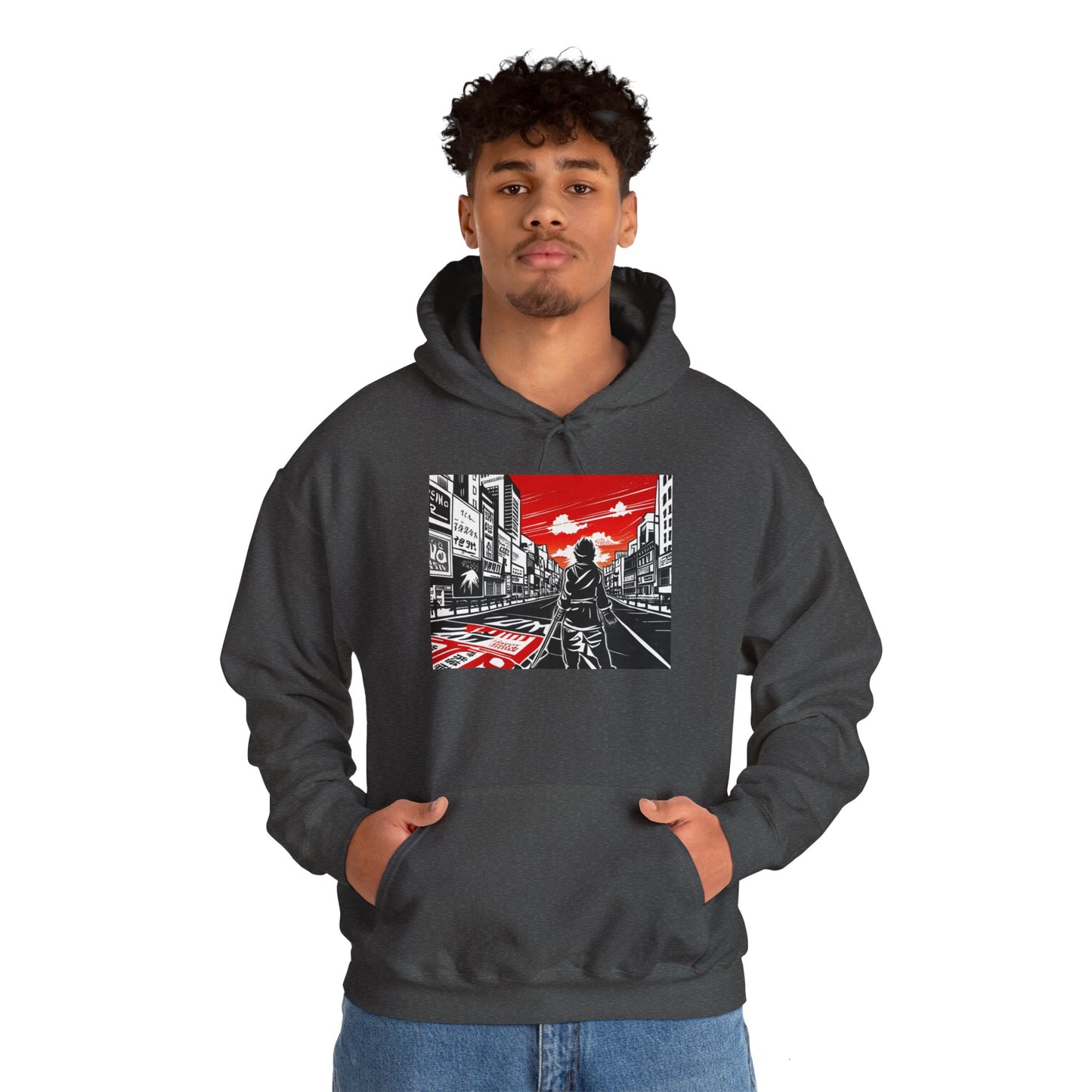 Unisex Hooded Sweatshirt, Lost in Japan