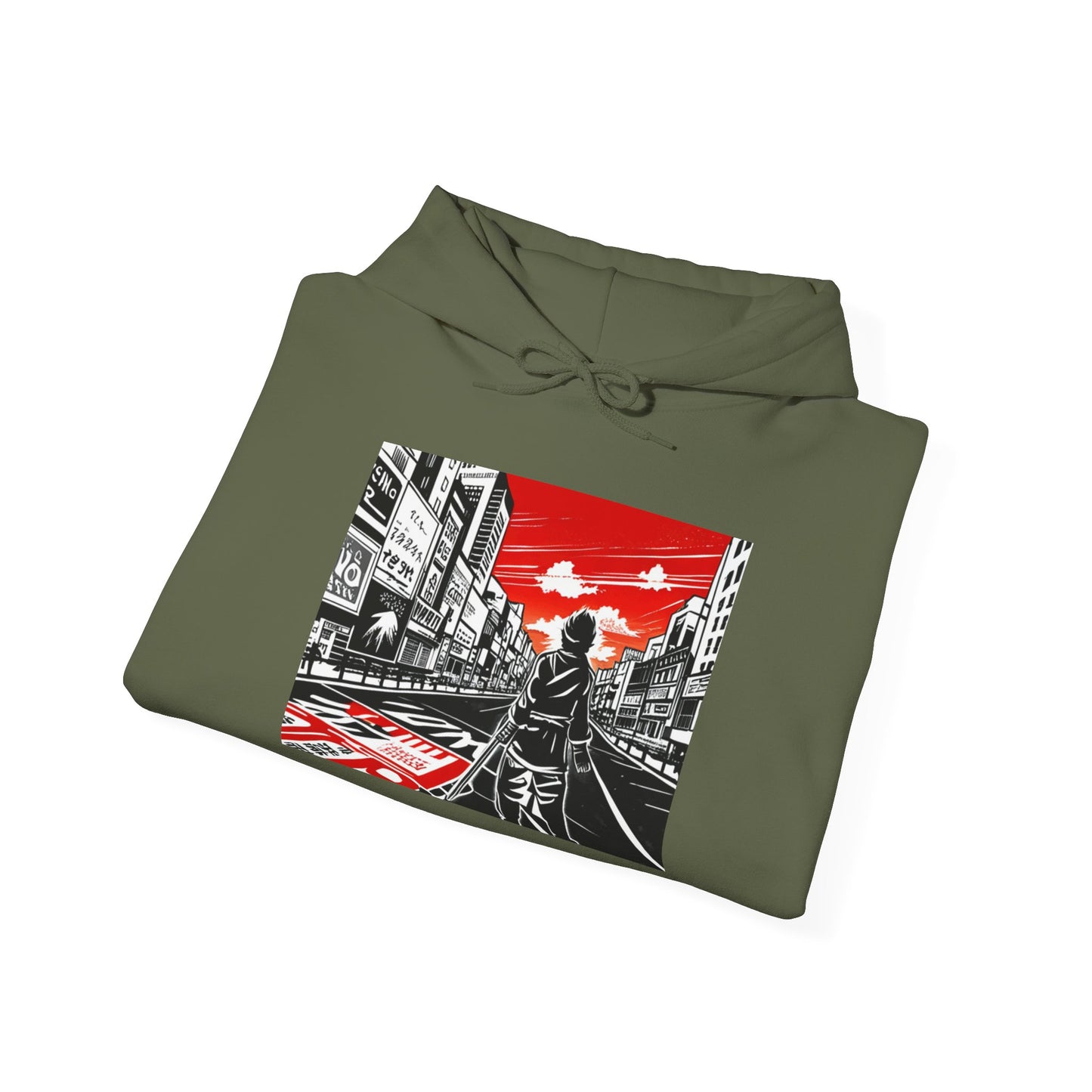 Unisex Hooded Sweatshirt, Lost in Japan
