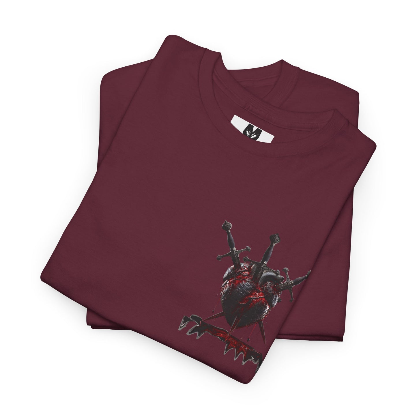 Three of Swords, Stabbed Heart Gothic Tee