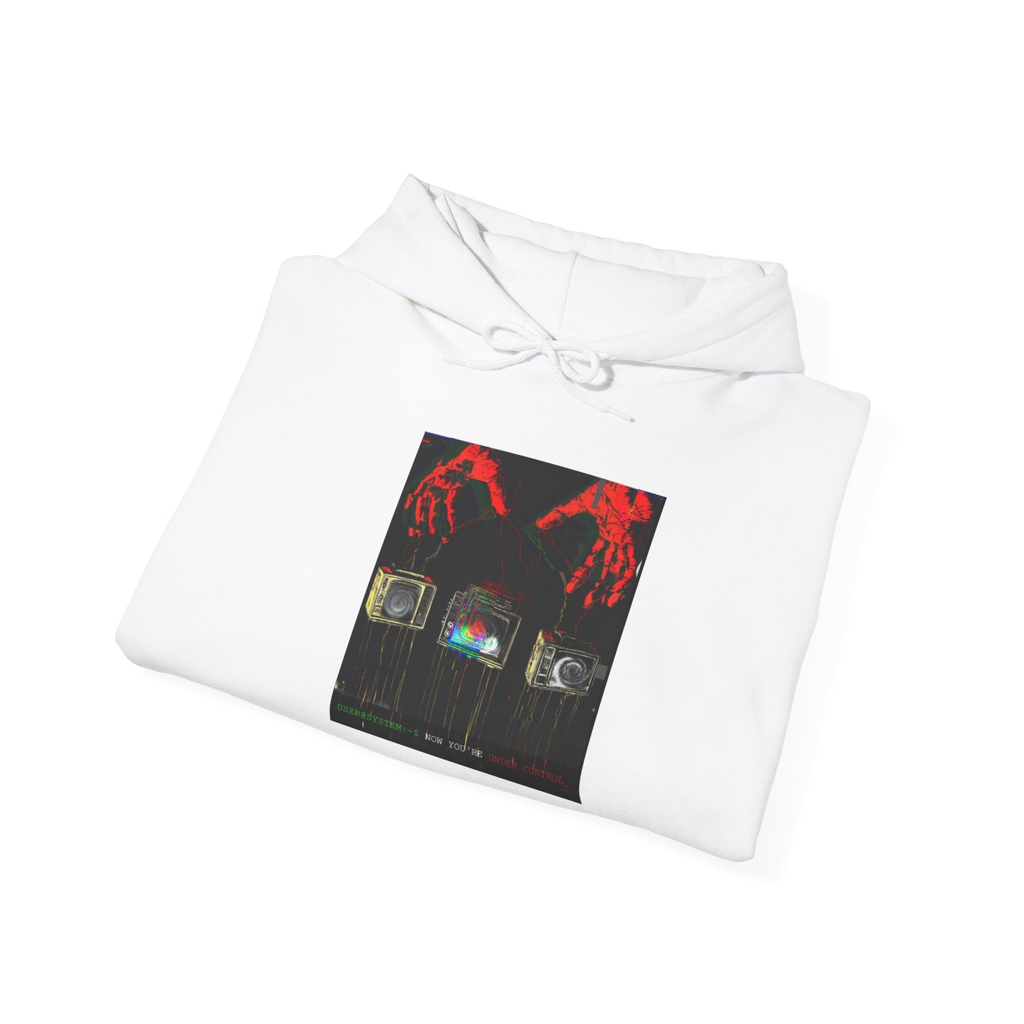 Unisex Hooded Sweatshirt - Under_Contol Retro