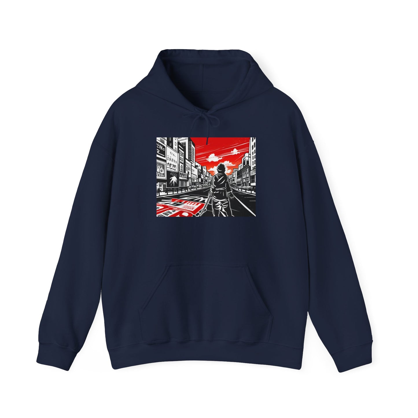 Unisex Hooded Sweatshirt, Lost in Japan