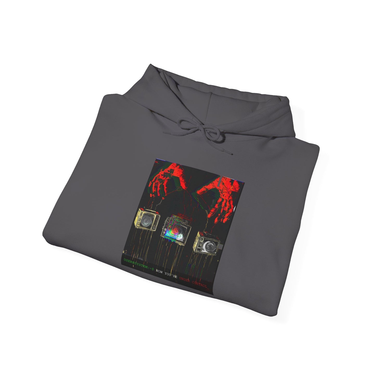 Unisex Hooded Sweatshirt - Under_Contol Retro