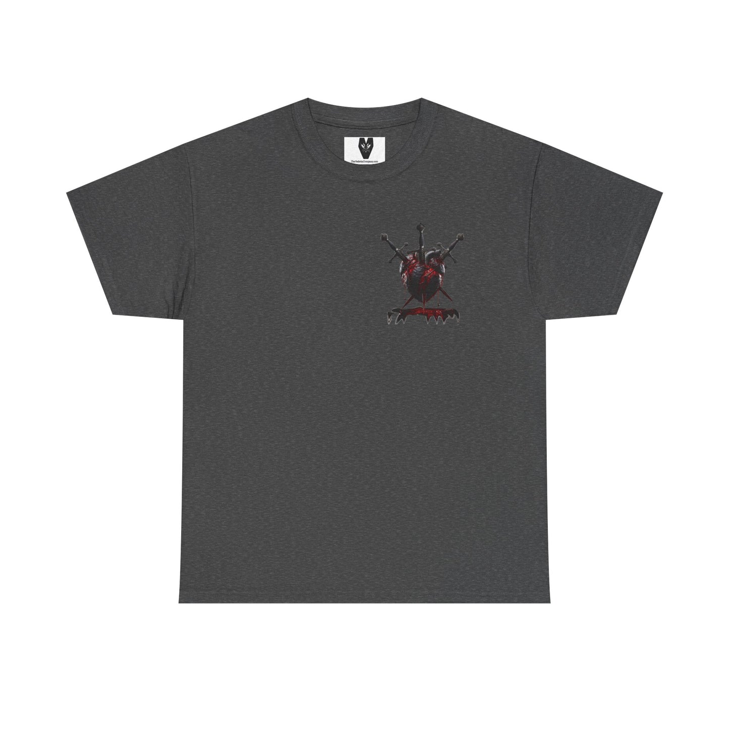 Three of Swords, Stabbed Heart Gothic Tee