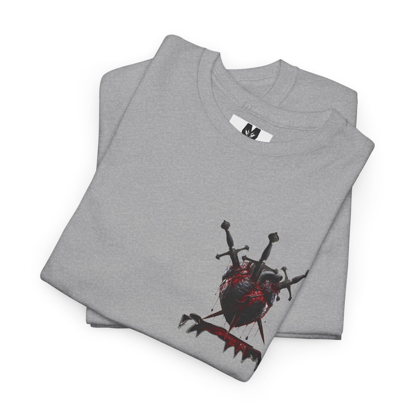 Three of Swords, Stabbed Heart Gothic Tee
