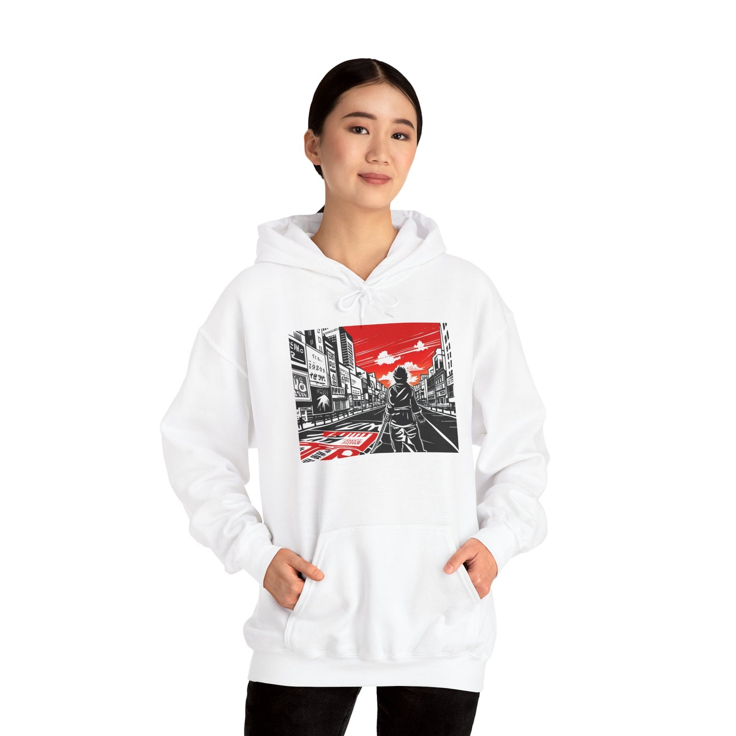 Unisex Hooded Sweatshirt, Lost in Japan