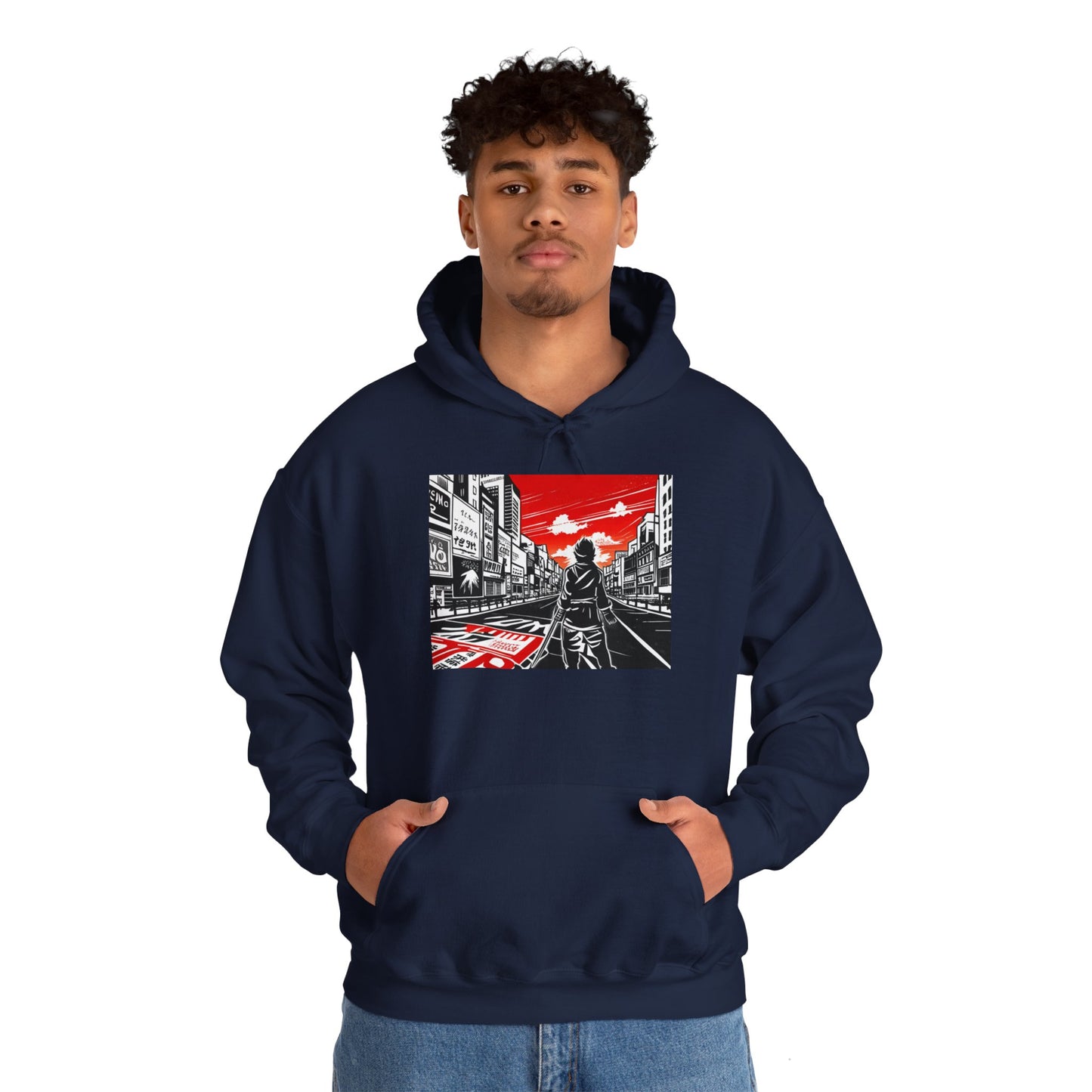 Unisex Hooded Sweatshirt, Lost in Japan
