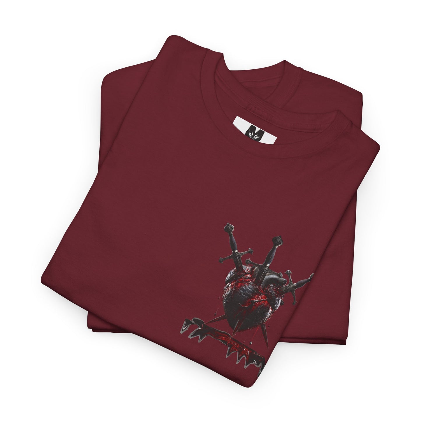 Three of Swords, Stabbed Heart Gothic Tee