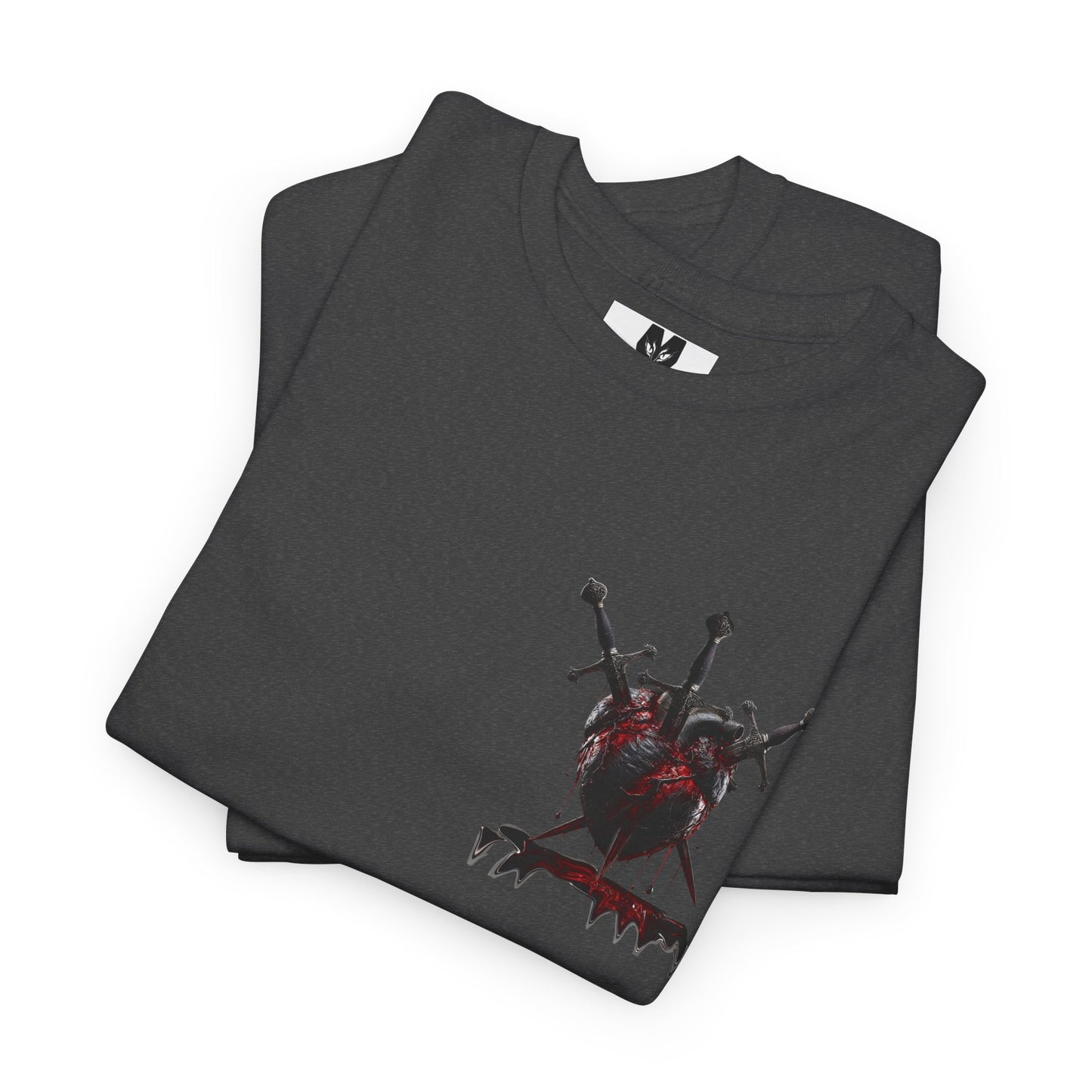 Three of Swords, Stabbed Heart Gothic Tee
