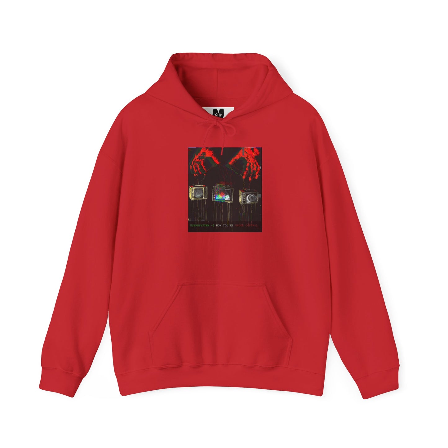 Unisex Hooded Sweatshirt - Under_Contol Retro