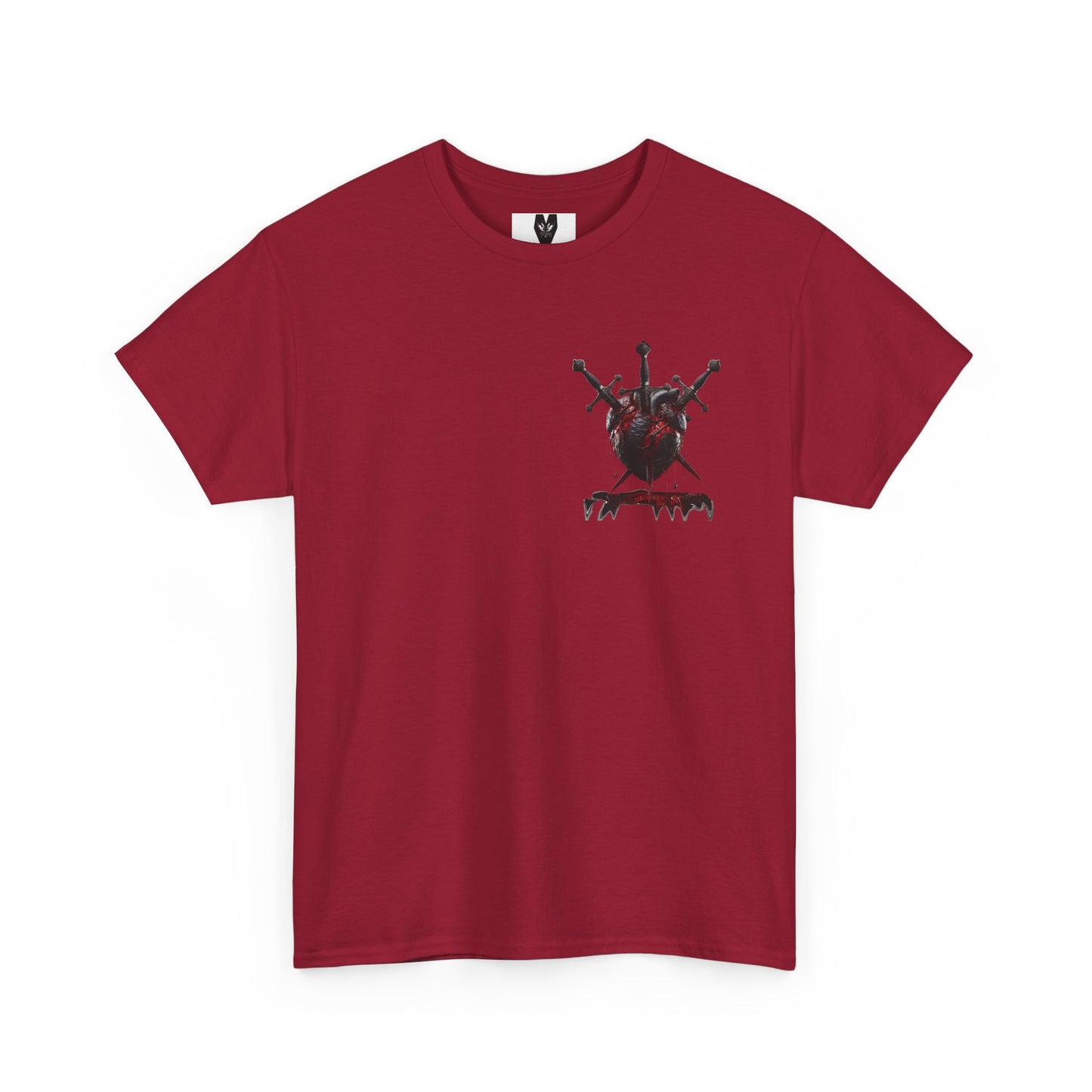 Three of Swords, Stabbed Heart Gothic Tee