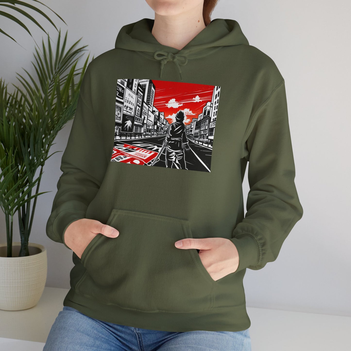 Unisex Hooded Sweatshirt, Lost in Japan