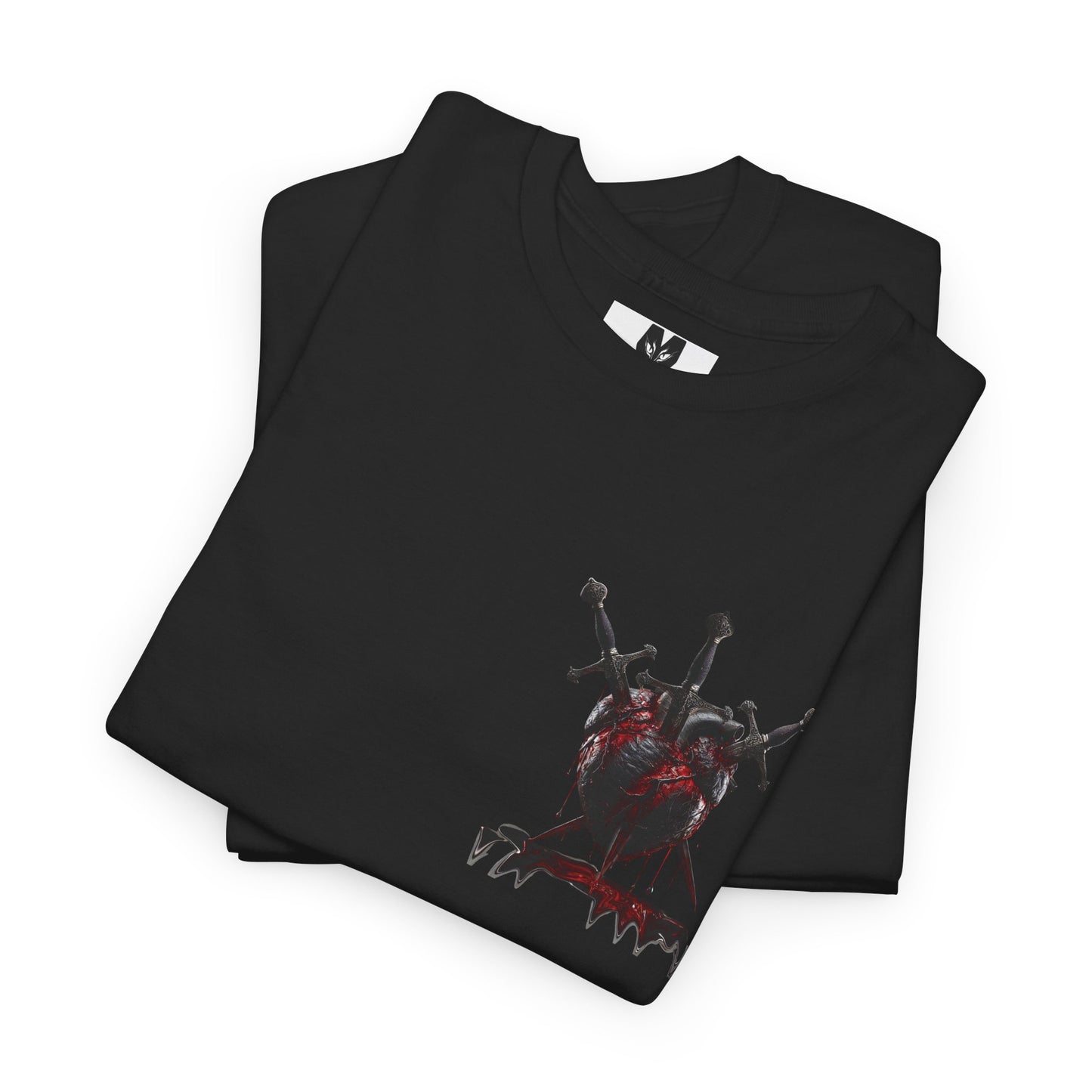 Three of Swords, Stabbed Heart Gothic Tee