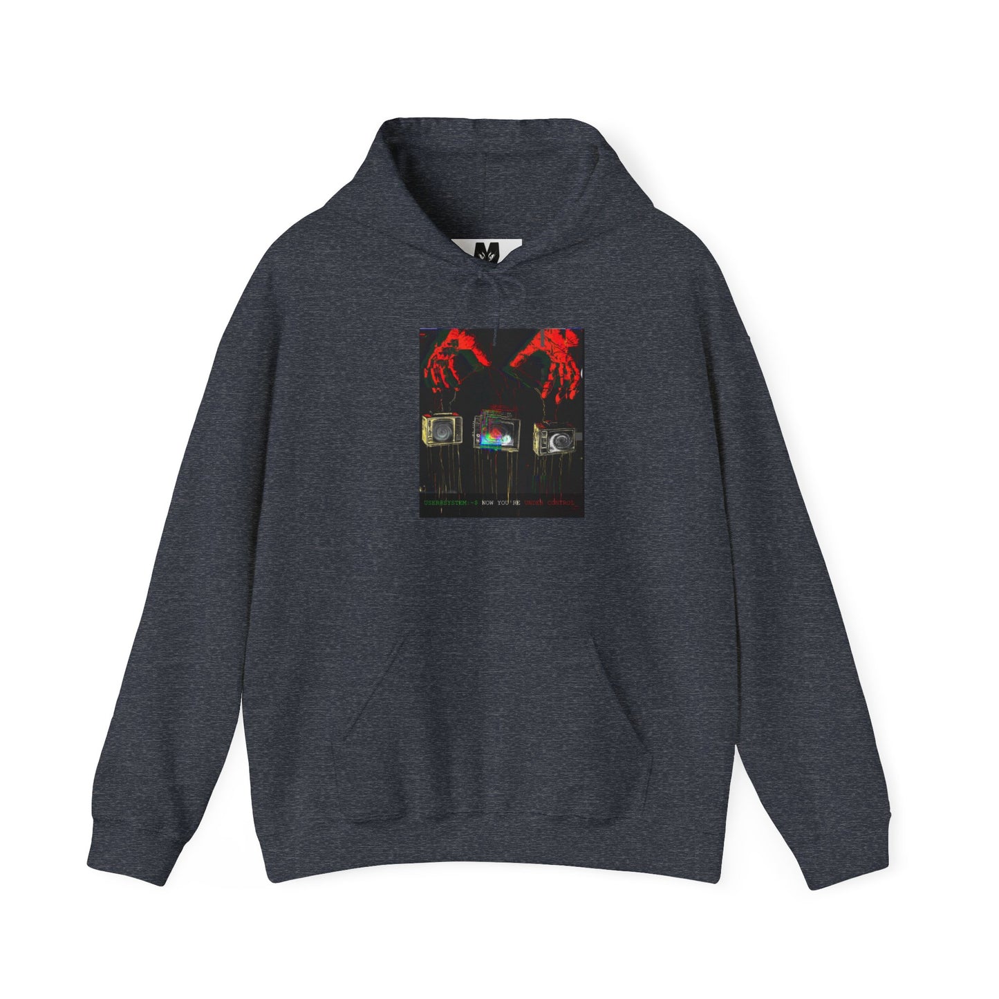 Unisex Hooded Sweatshirt - Under_Contol Retro